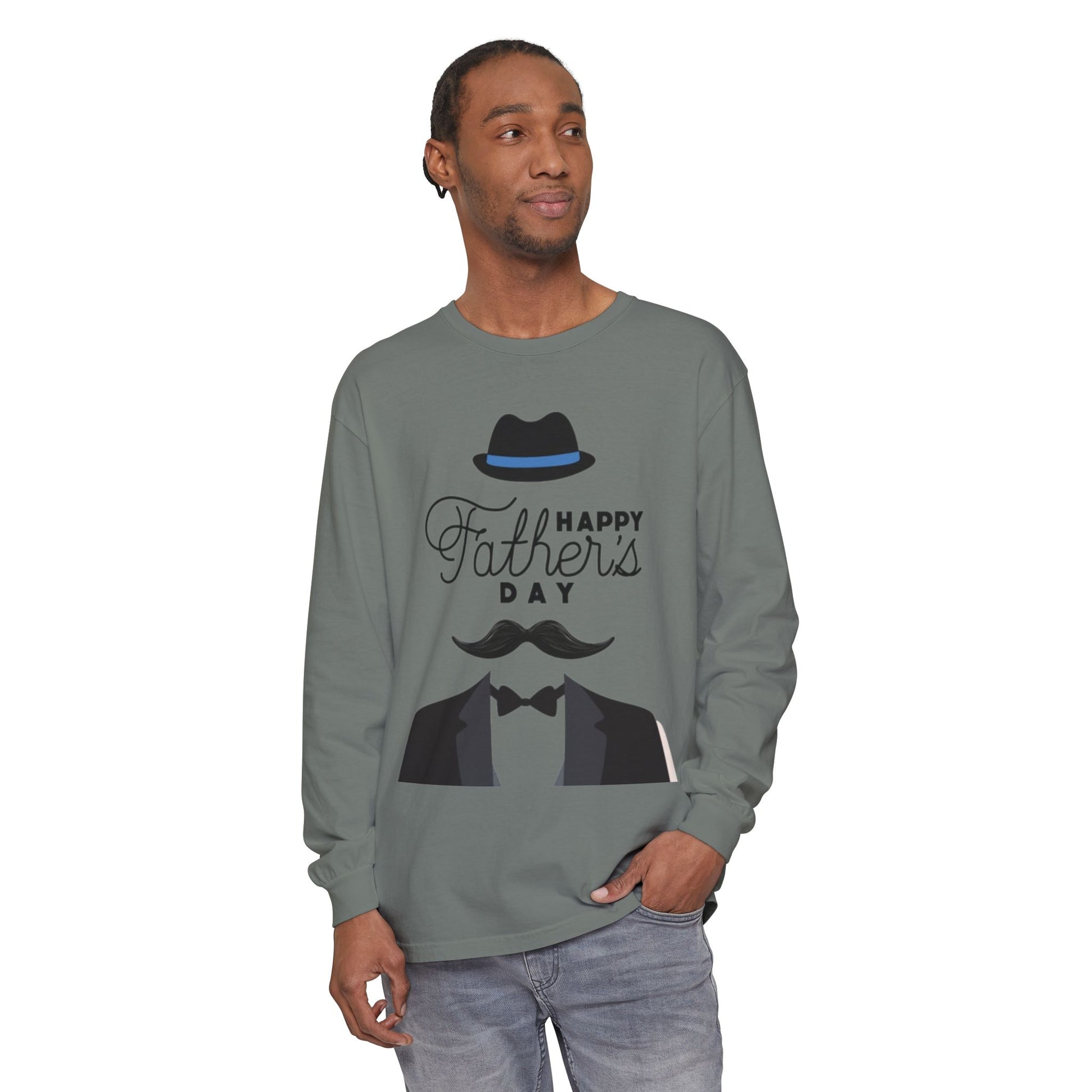 Unisex Garment-dyed Long Sleeve T-Shirt