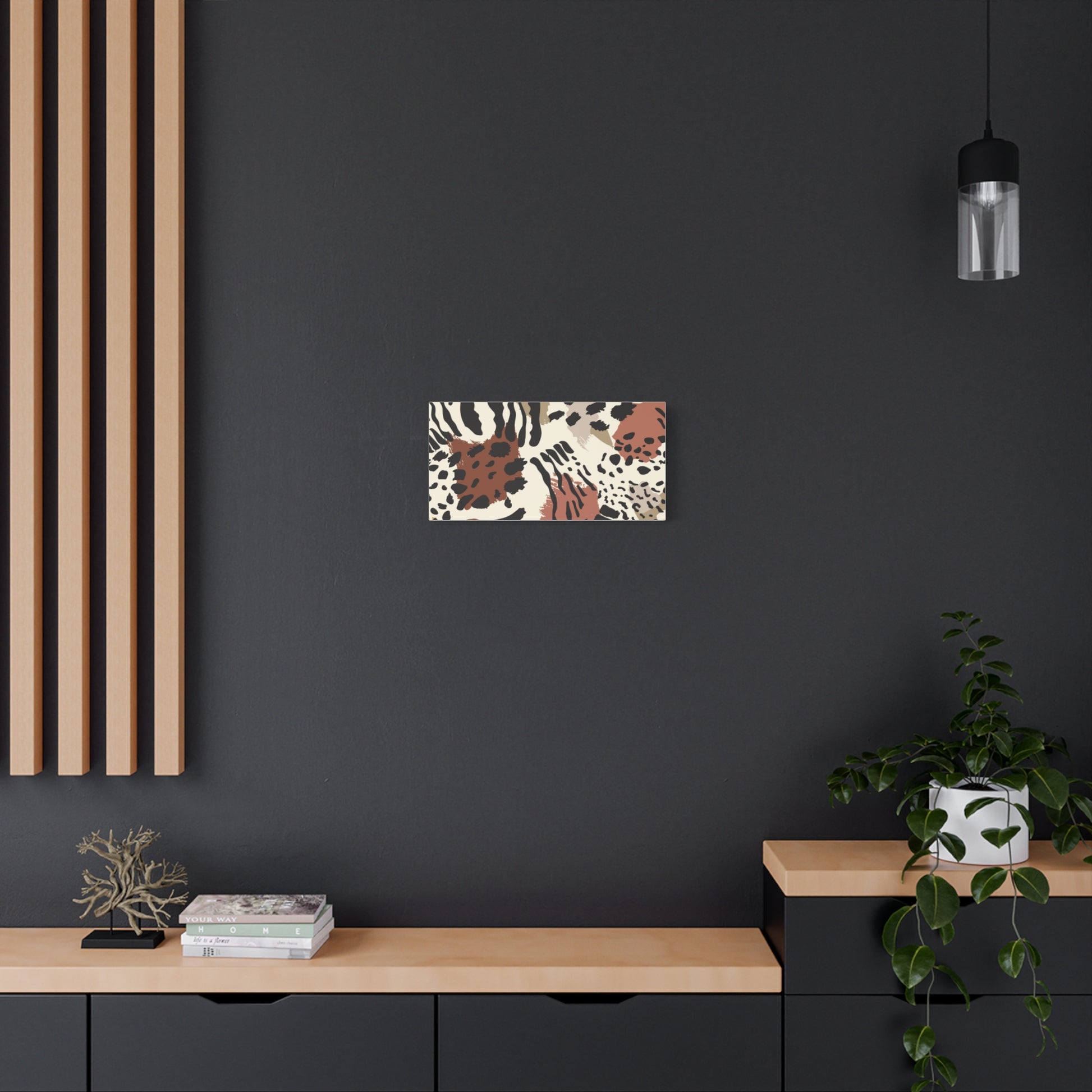 Abstract Animal Print Canvas Art - Modern Home Decor