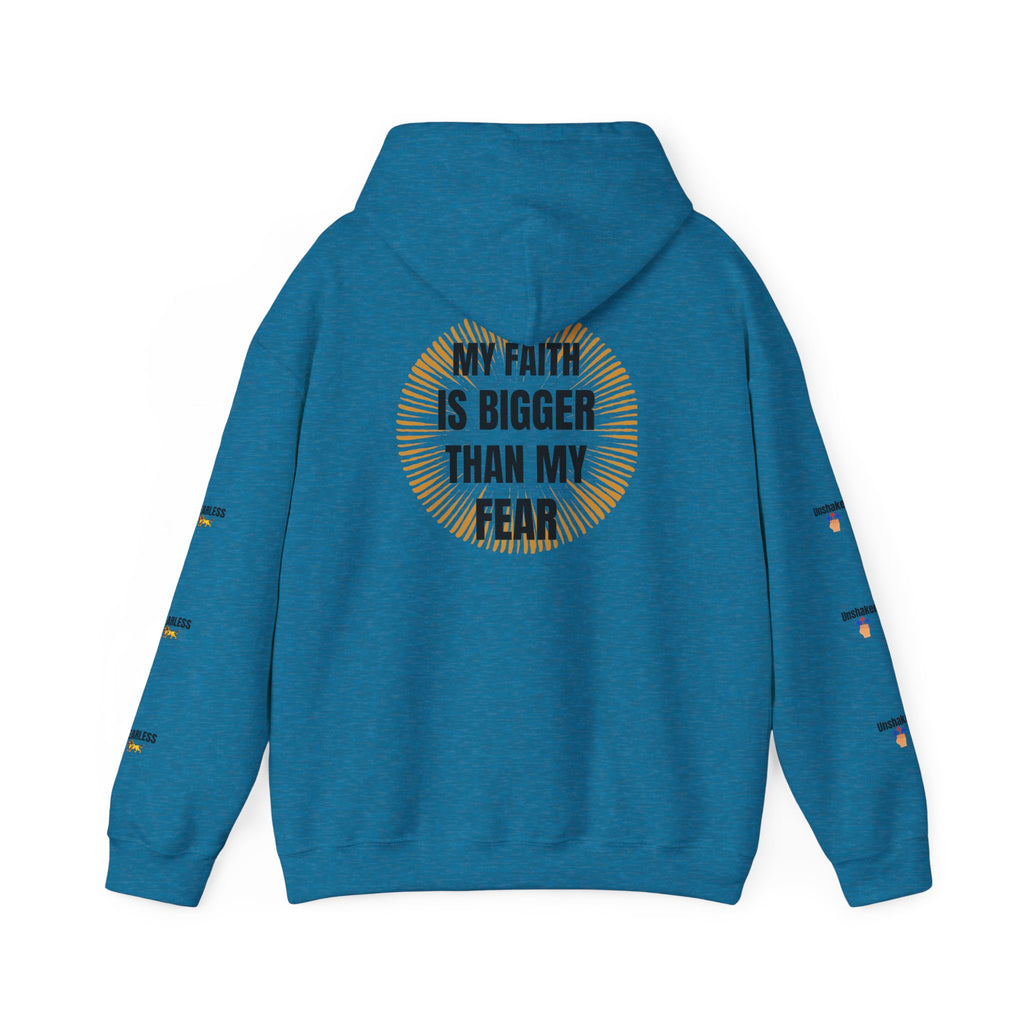 Faith Over Fear Hoodie - Unisex Heavy Blend Sweatshirt for Comfort and Inspiration