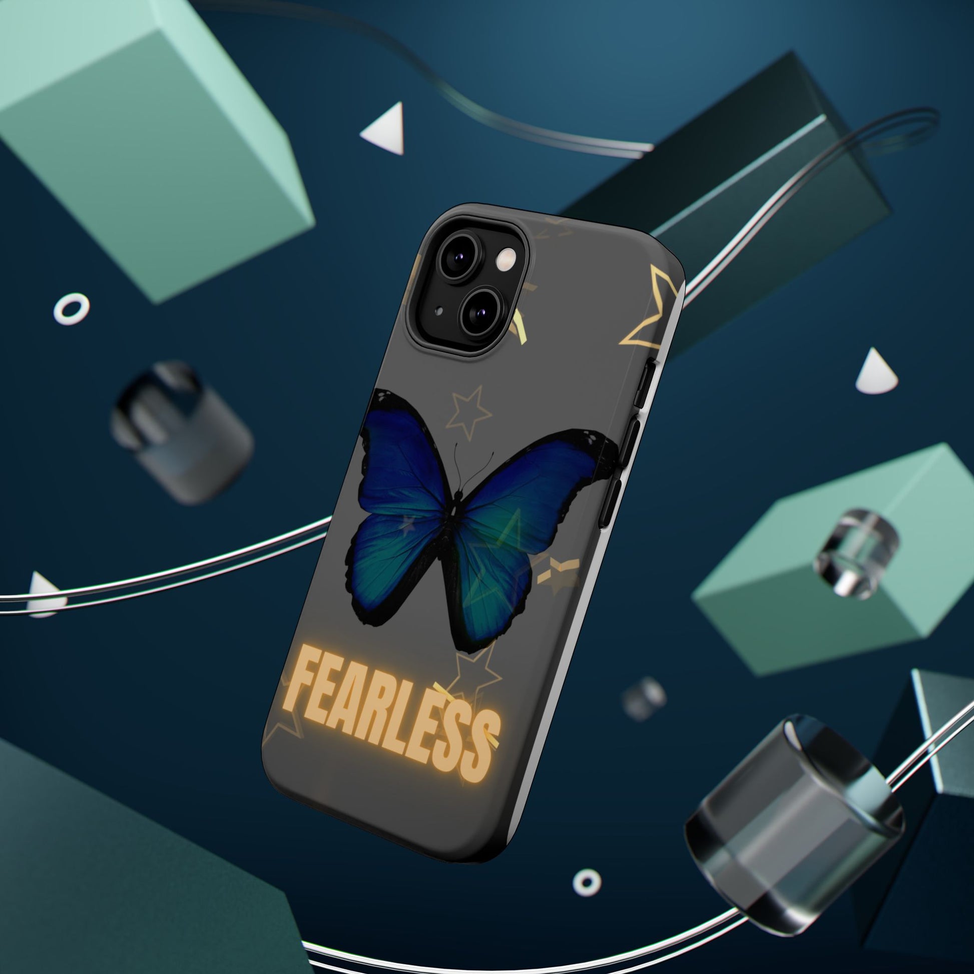 Fearless Butterfly Magnetic Phone Case - Bold and Inspirational Design