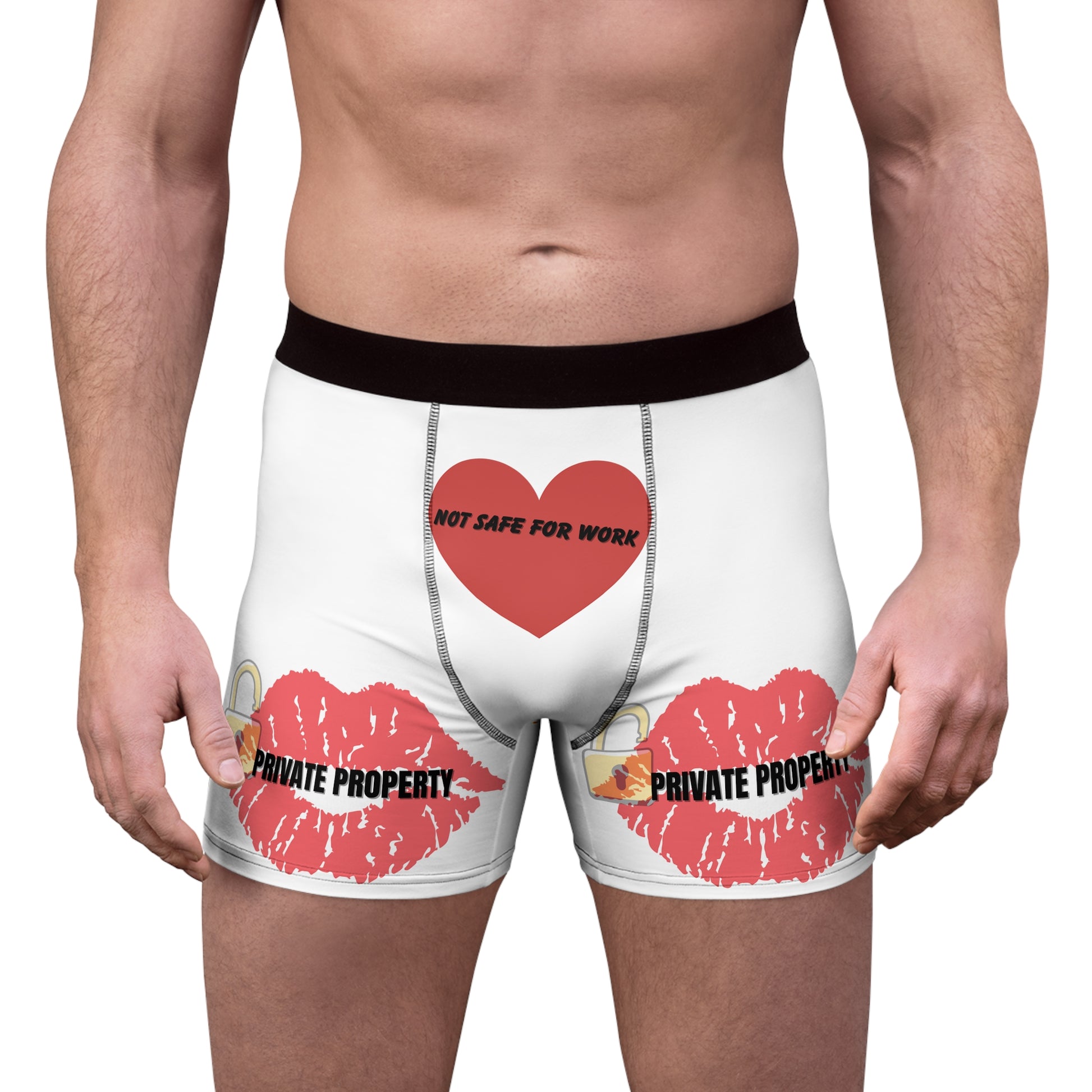Fun Men&#039;s Boxer Briefs - NSFW &amp; Handle With Care Designs