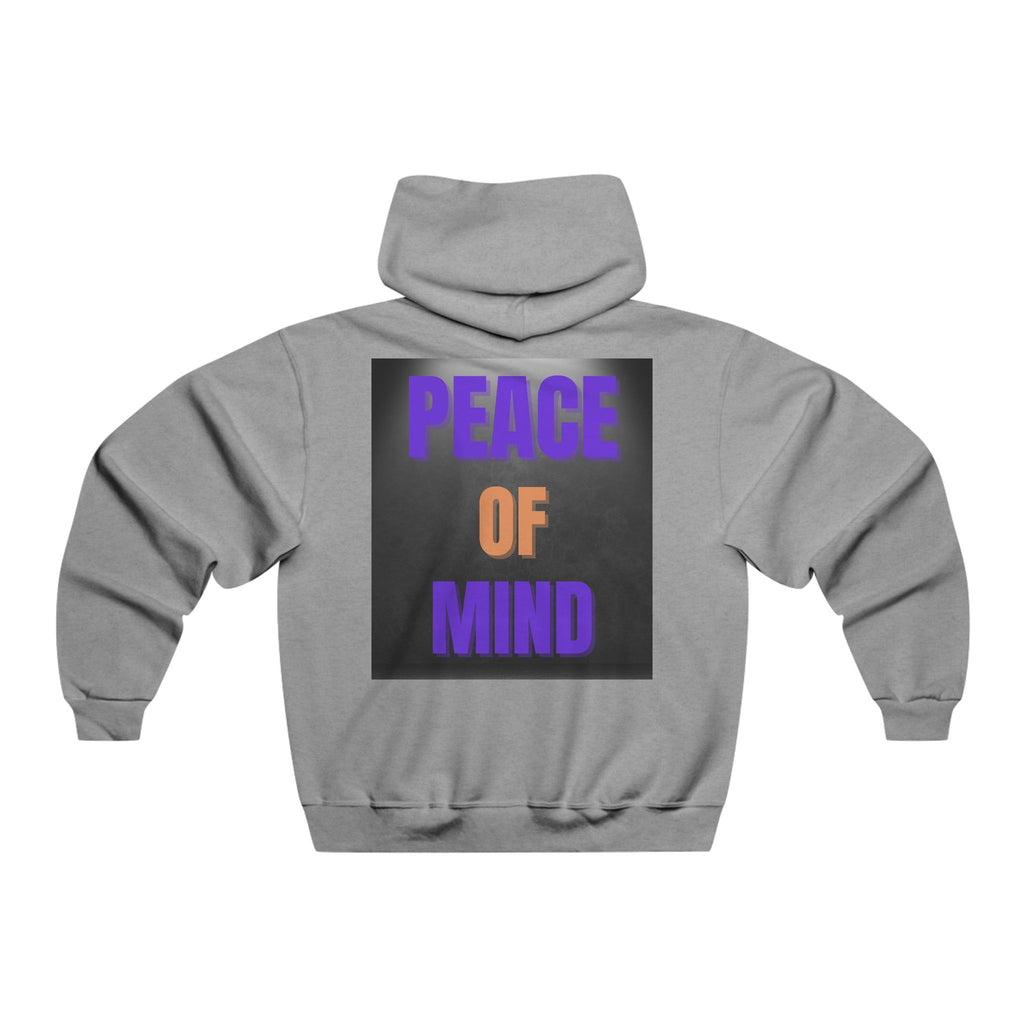 Men's Hooded Sweatshirt - Love Real & Peace of Mind Designs