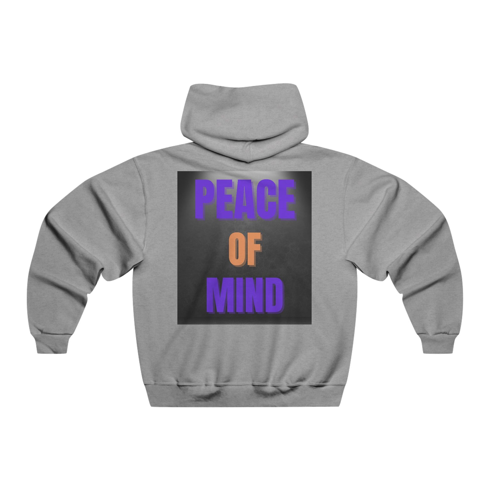 Men's Hooded Sweatshirt - Love Real & Peace of Mind Designs