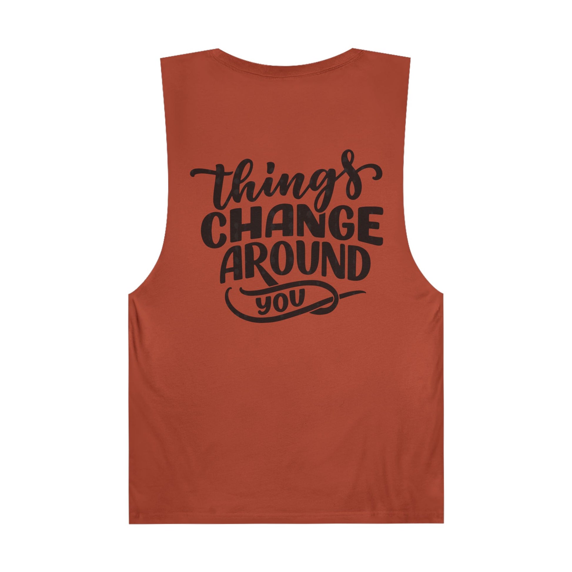Inspirational Unisex Tank Top - 'Life is a Journey' & 'Things Change Around You'