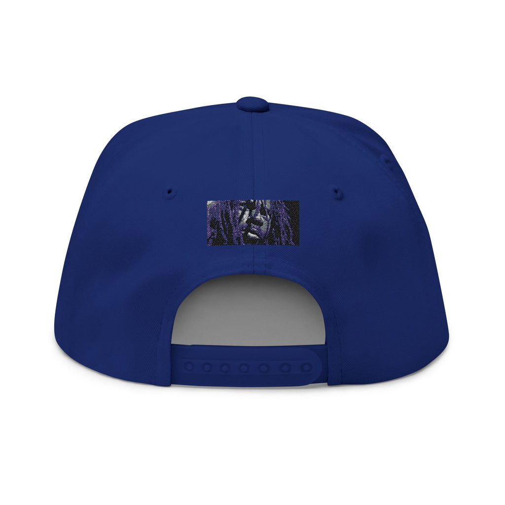Embroidered Flat Bill Cap - Statement Hat for Women, Casual Style, Gift for Her, Trendy Accessory, Unique Fashion Statement