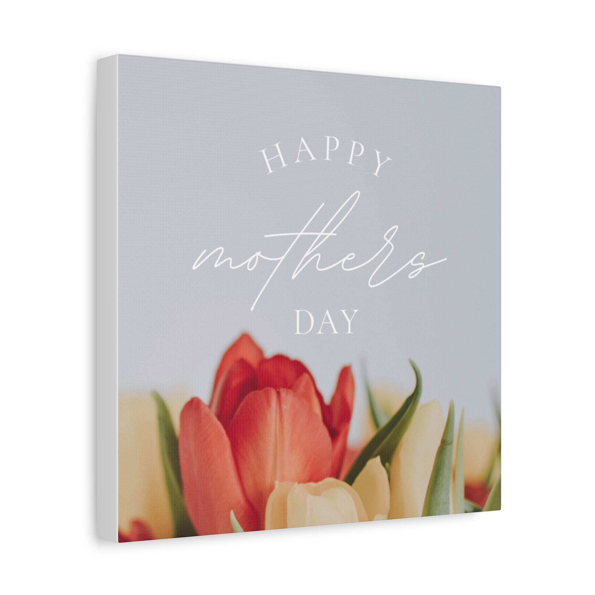 Mother's Day Matte Canvas Wall Art - Floral Design