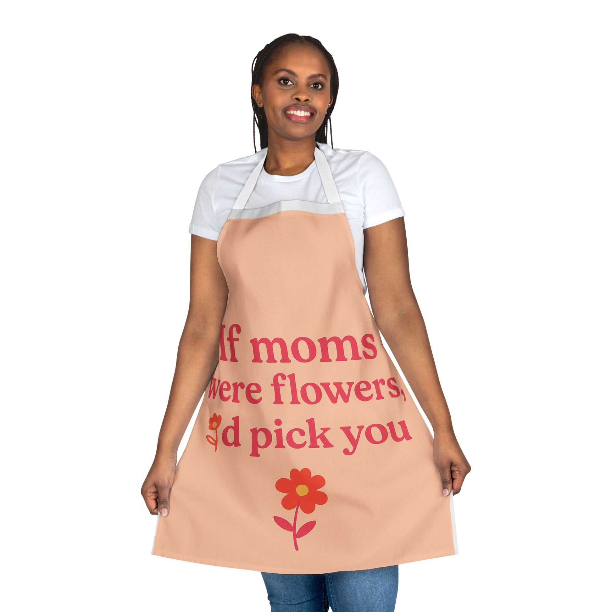 Floral Quote Apron – Perfect Gift for Moms