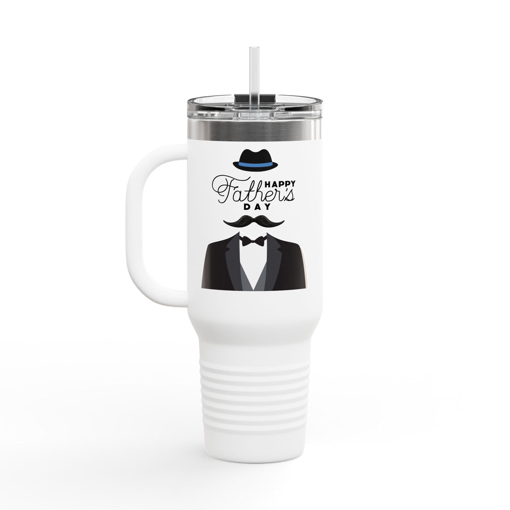 Thank You Dad Insulated Travel Mug - 40oz Adventure Tumbler, Perfect Father's Day Gift, Camping Mug, Outdoor Gear, Personalized Drinkware
