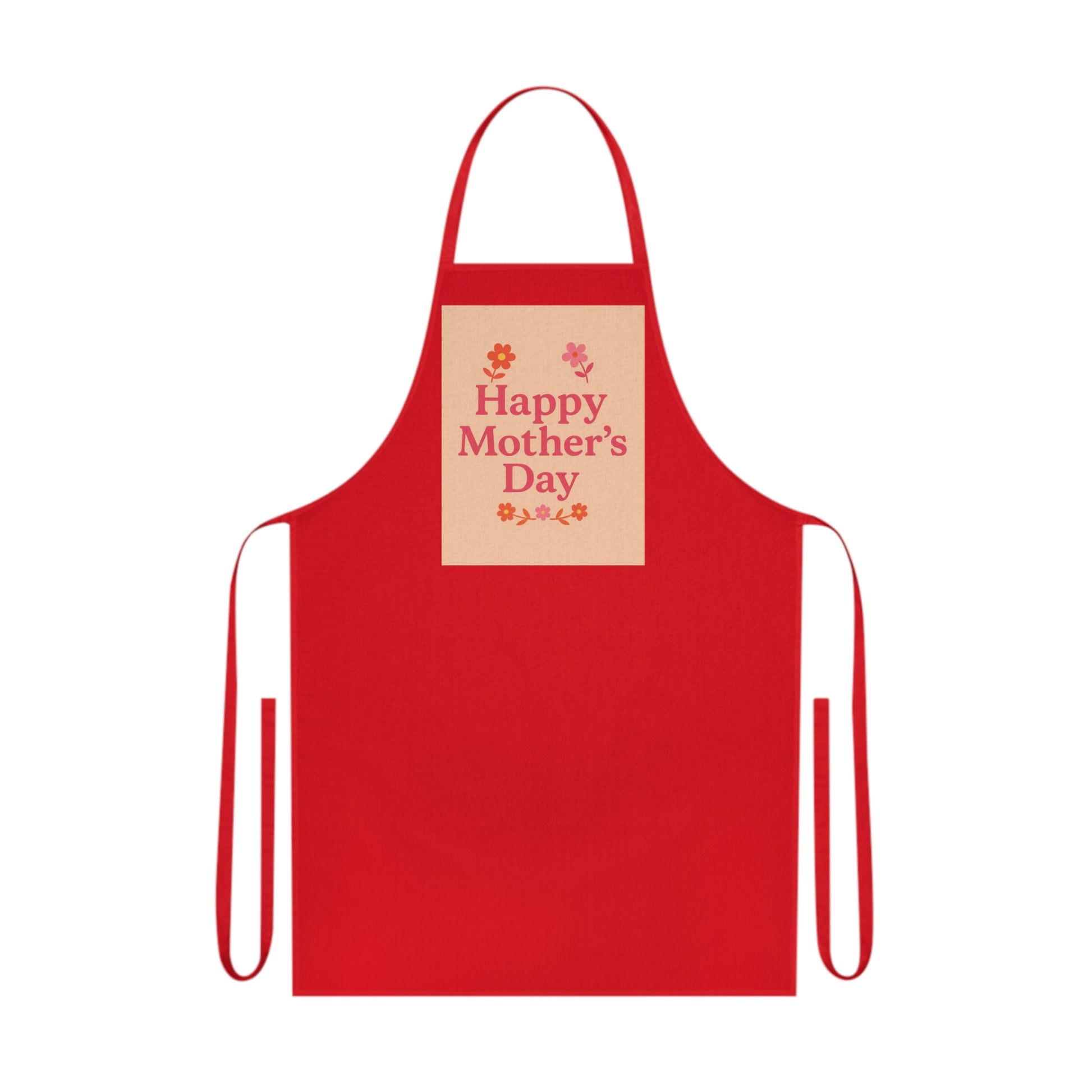 Happy Mother's Day Cotton Apron - Perfect Gift for Moms