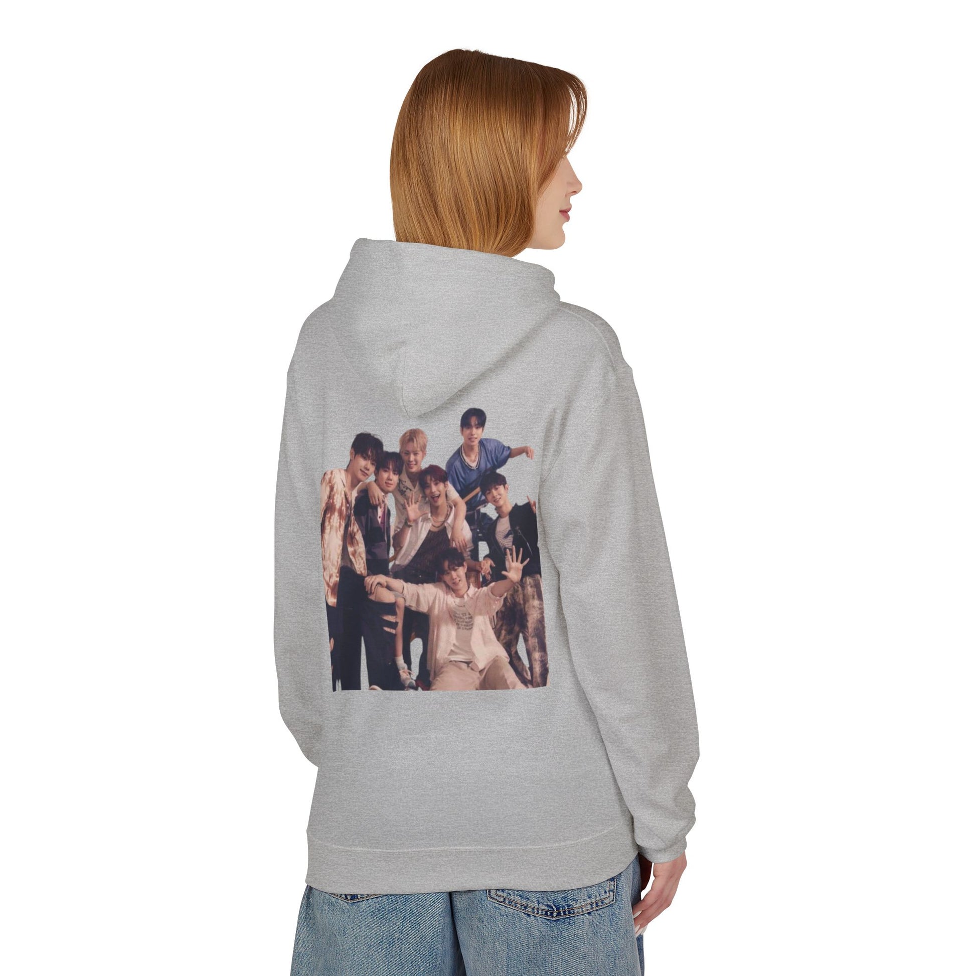 Unisex Midweight Softstyle Fleece Hoodie - Stylish Group Photo Design