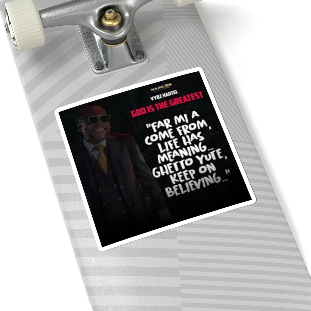 Vybz Kartel Inspirational Kiss-Cut Stickers, Motivational Laptop Decal, Positive Affirmation Stickers, Ghetto Yute Stickers, Belief [...]