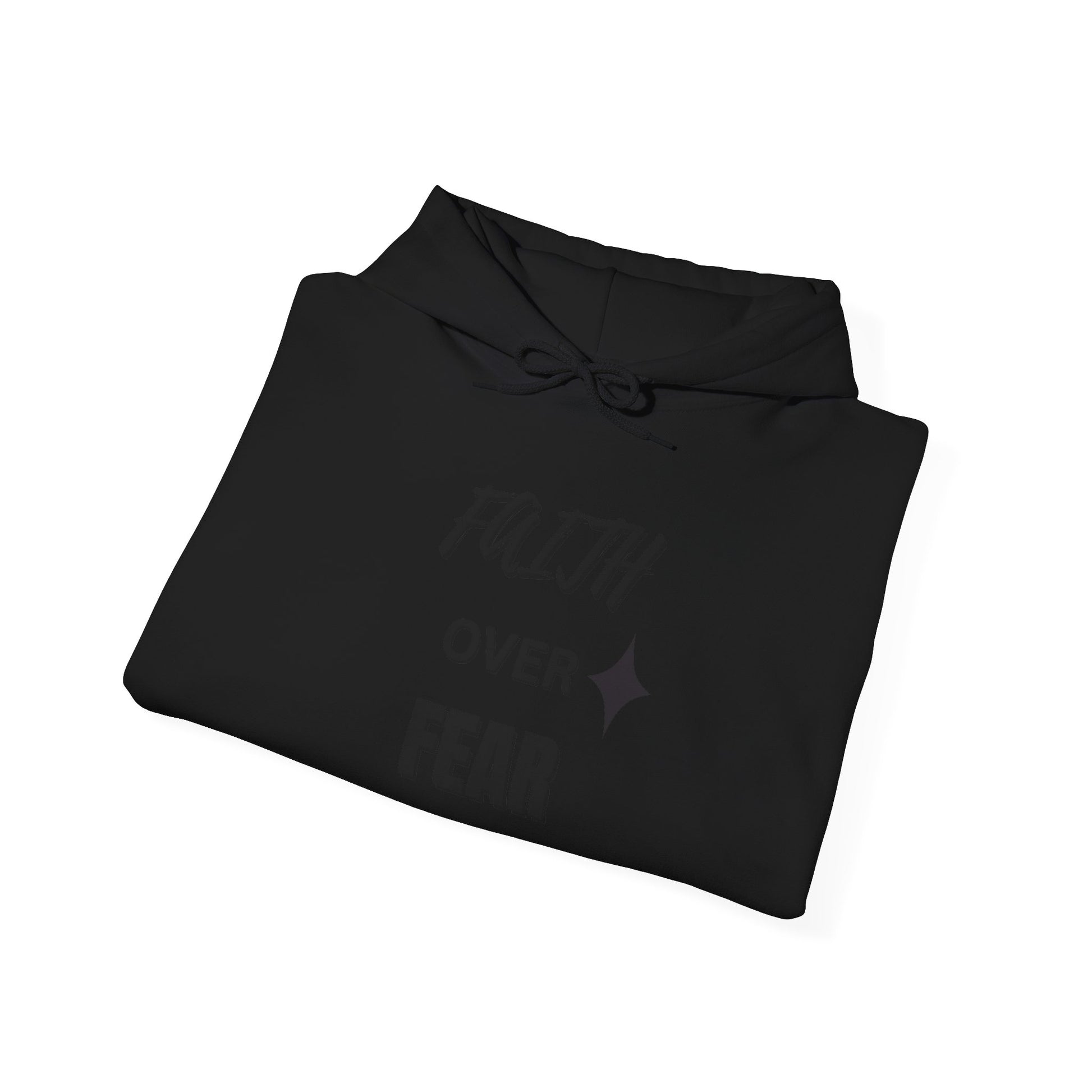 Faith Over Fear Hoodie - Unisex Heavy Blend Sweatshirt for Comfort and Inspiration