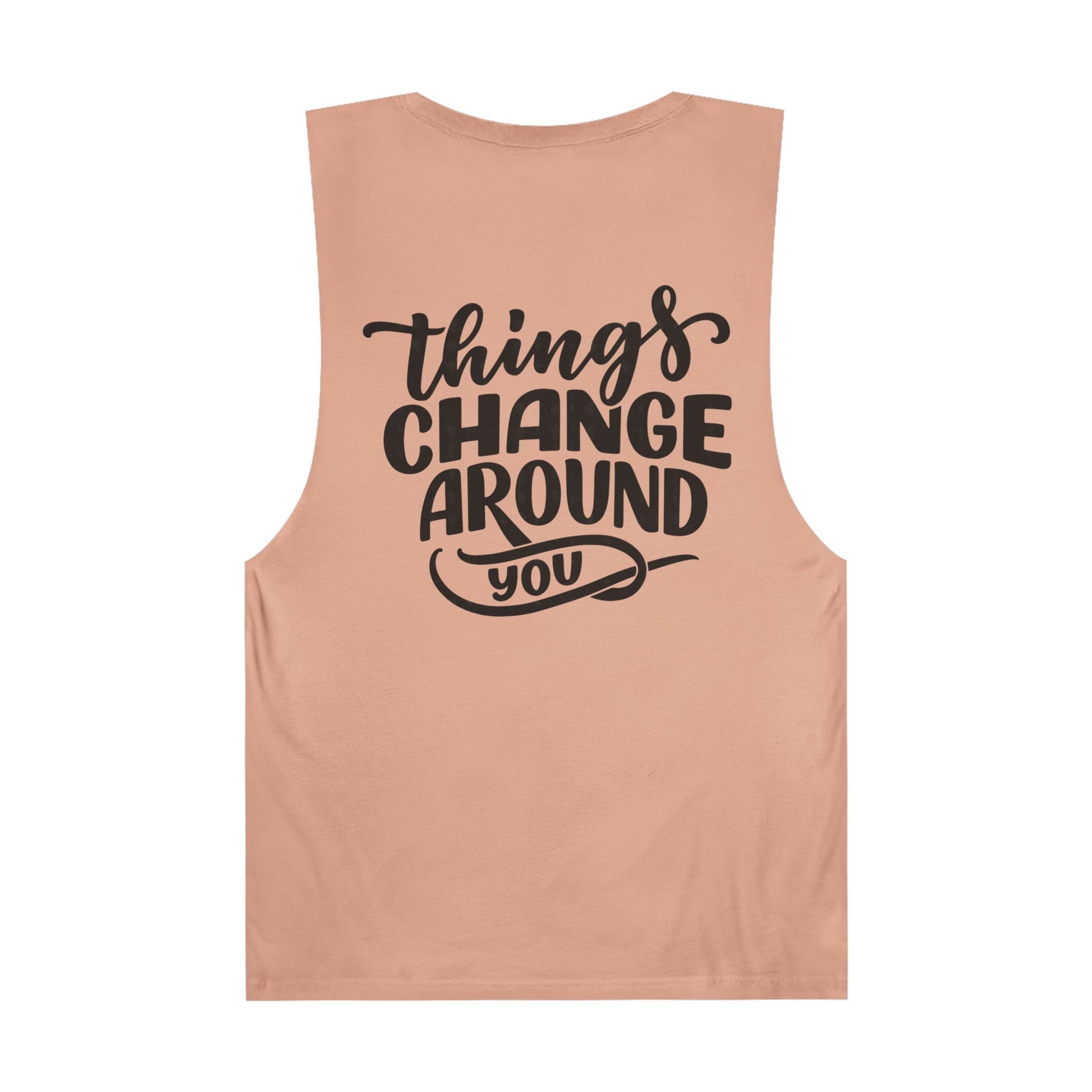 Inspirational Unisex Tank Top - 'Life is a Journey' & 'Things Change Around You'