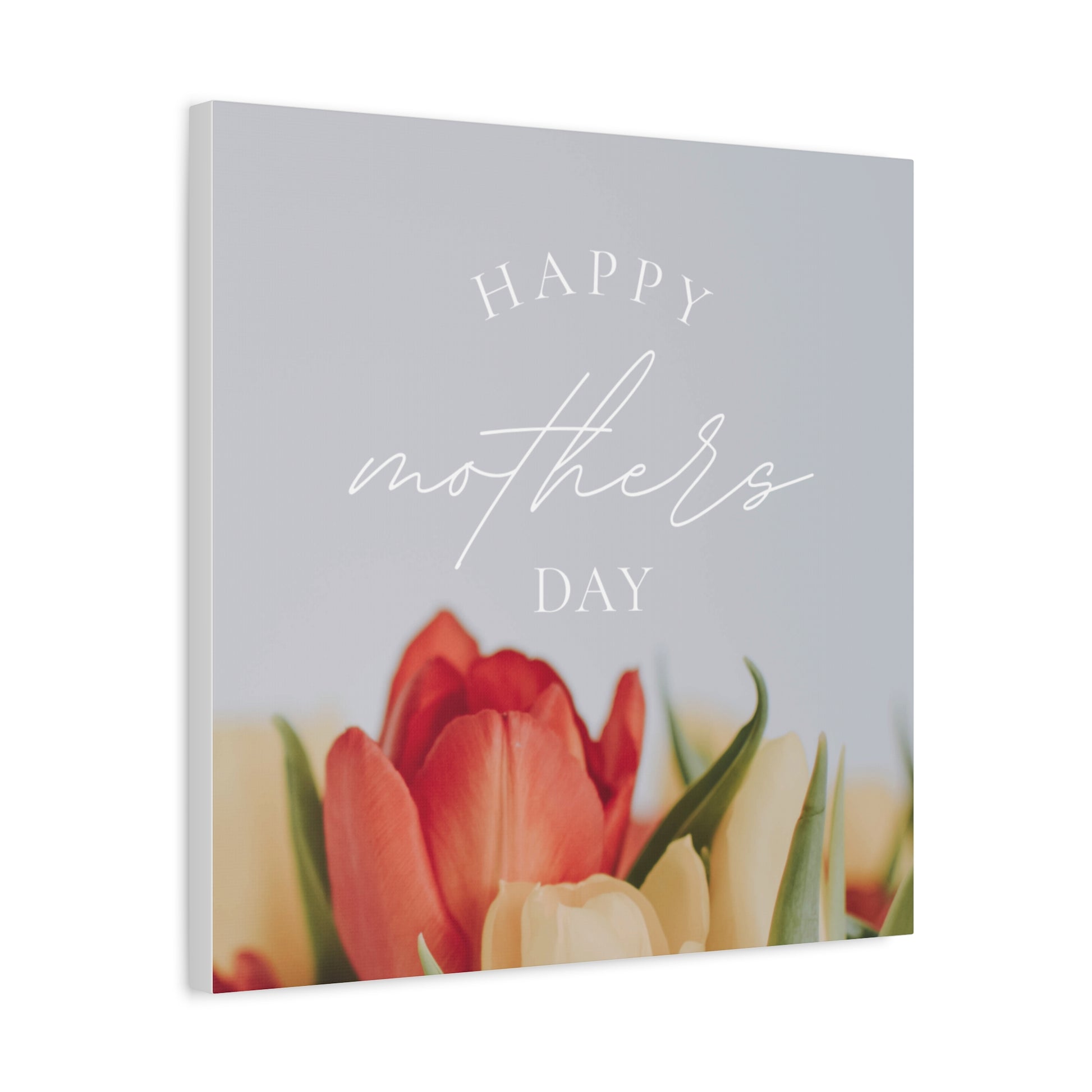 Mother's Day Matte Canvas Wall Art - Floral Design