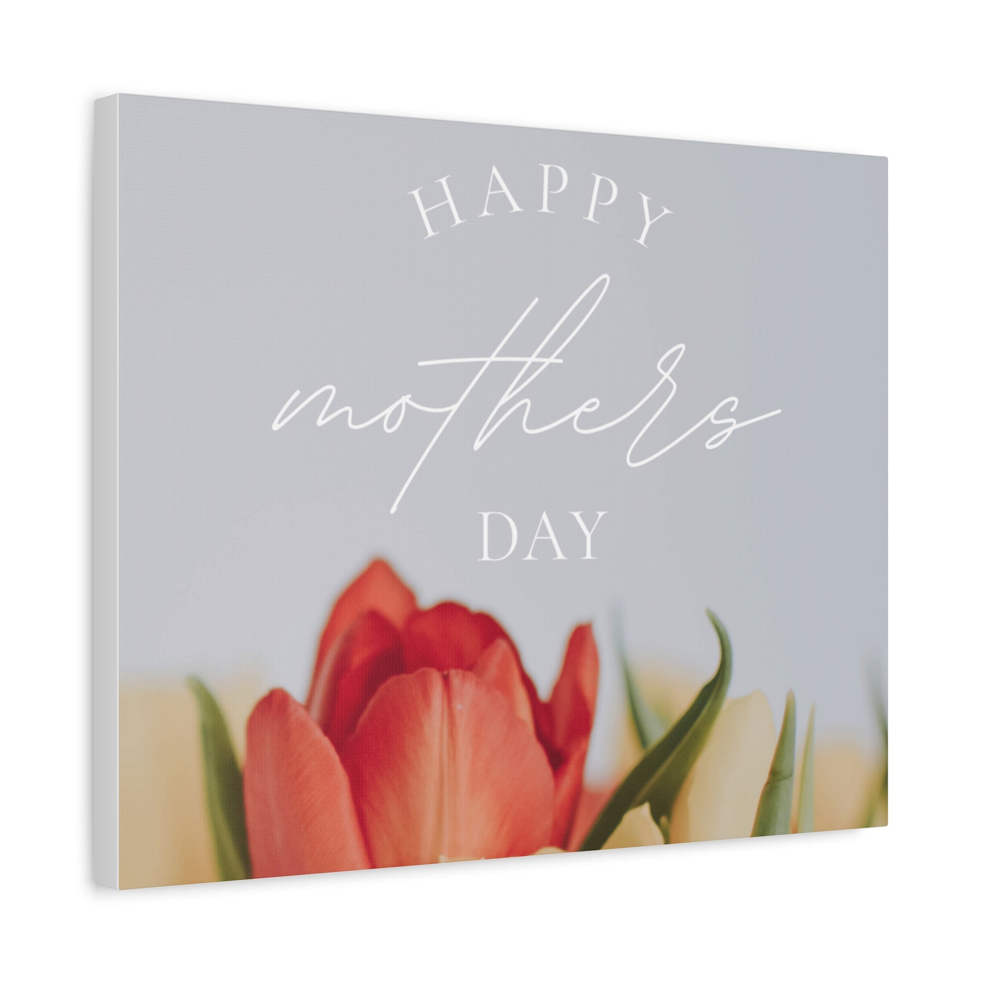 Mother's Day Matte Canvas Wall Art - Floral Design