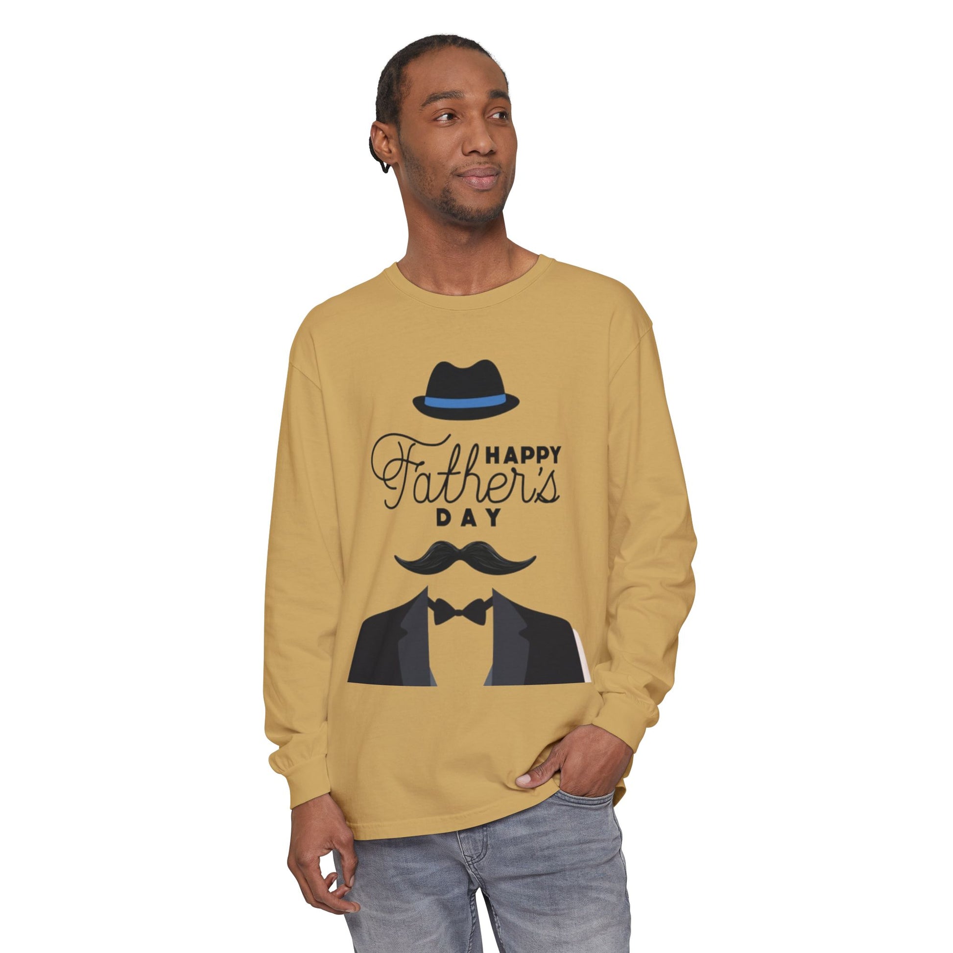 Unisex Garment-dyed Long Sleeve T-Shirt