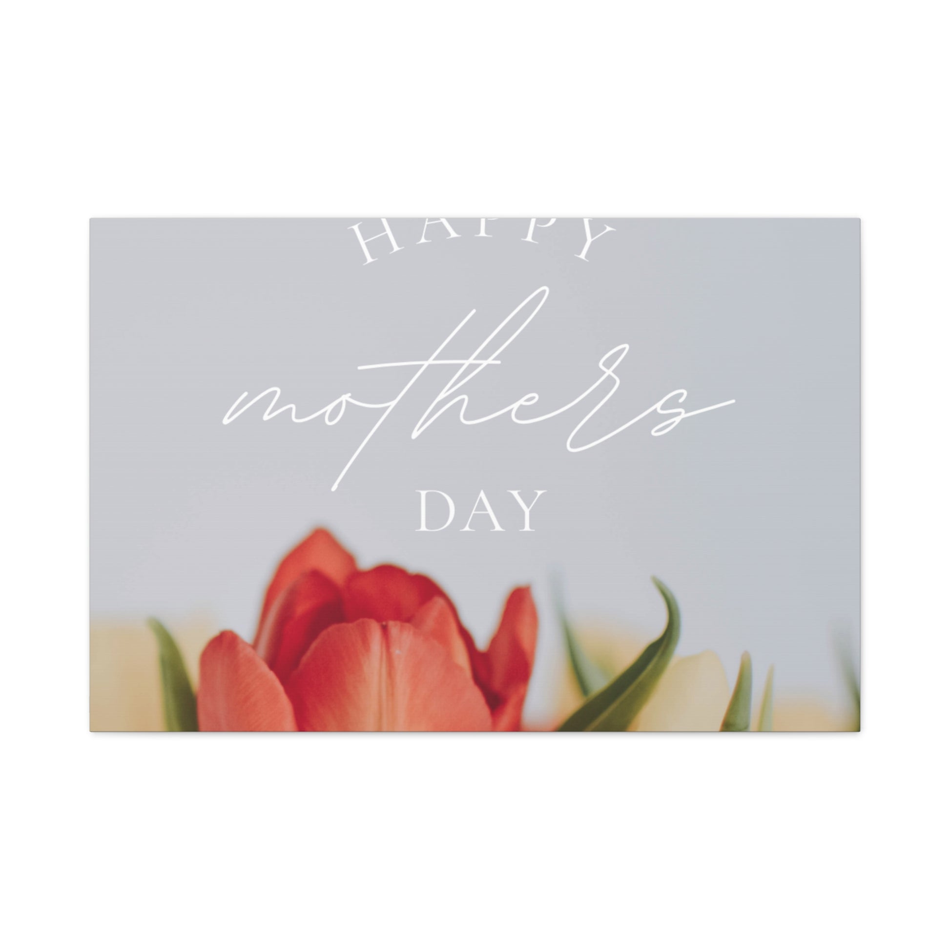 Mother's Day Matte Canvas Wall Art - Floral Design
