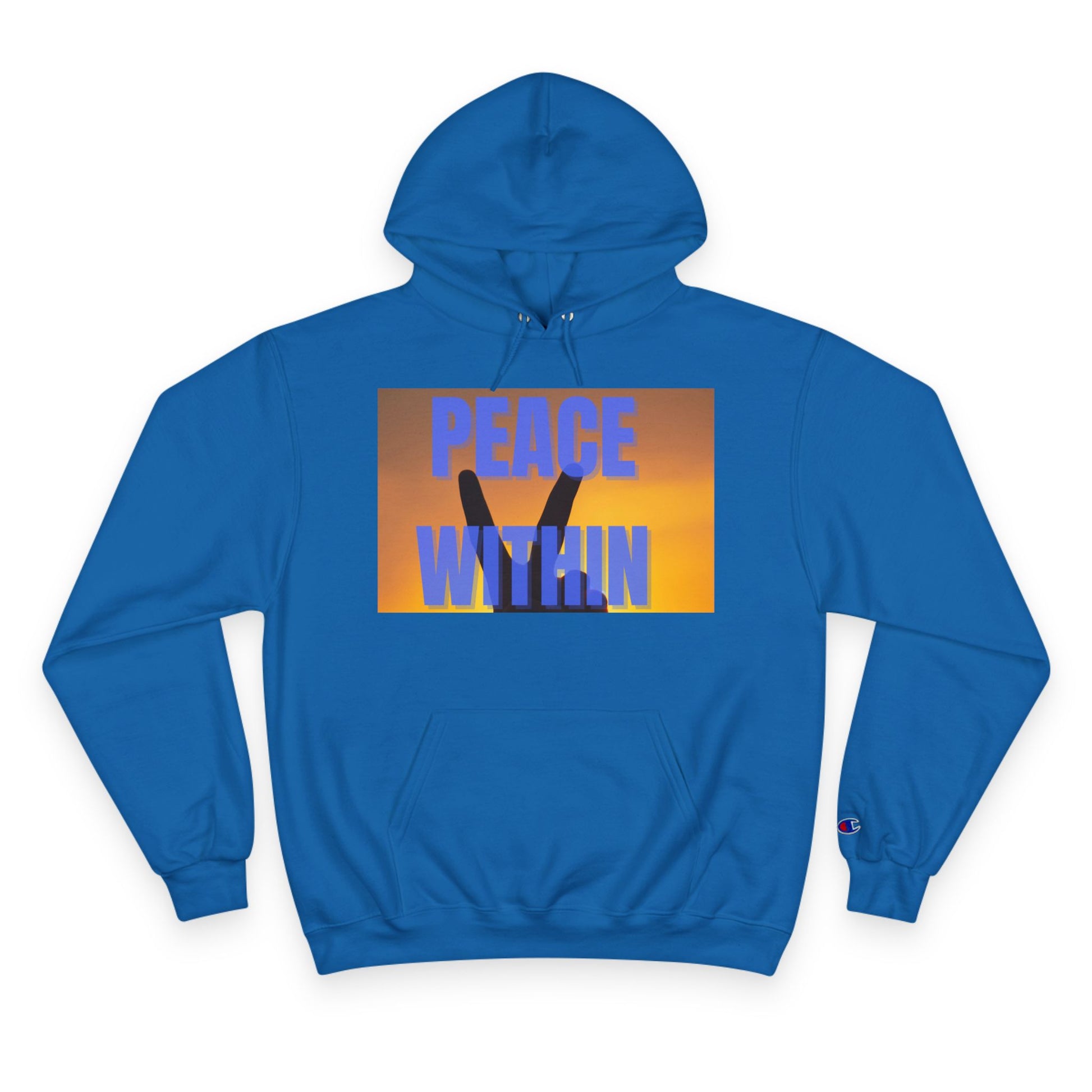 Champion Hoodie - Peace Within & Fly Like an Eagle | Inspirational Apparel