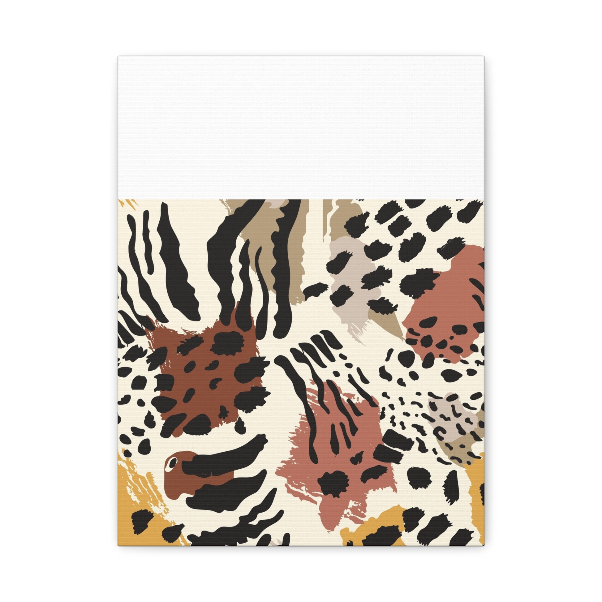 Abstract Animal Print Canvas Art - Modern Home Decor