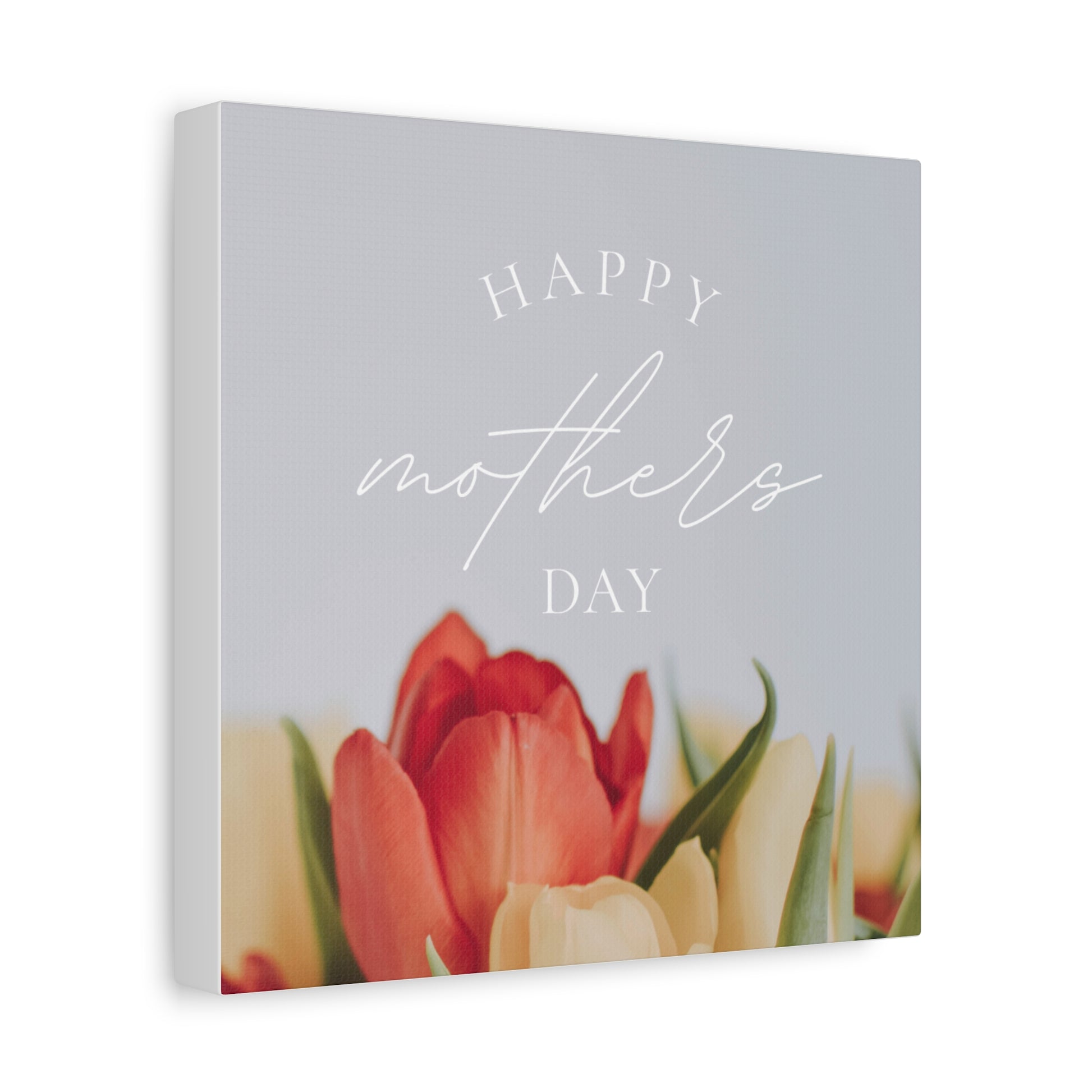 Mother's Day Matte Canvas Wall Art - Floral Design