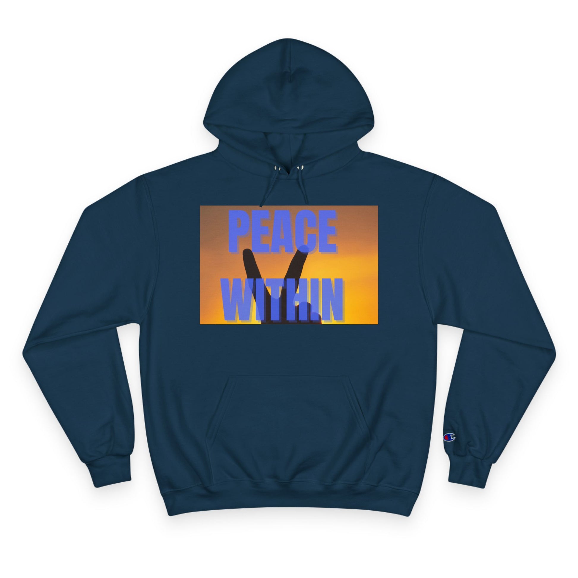 Champion Hoodie - Peace Within & Fly Like an Eagle | Inspirational Apparel