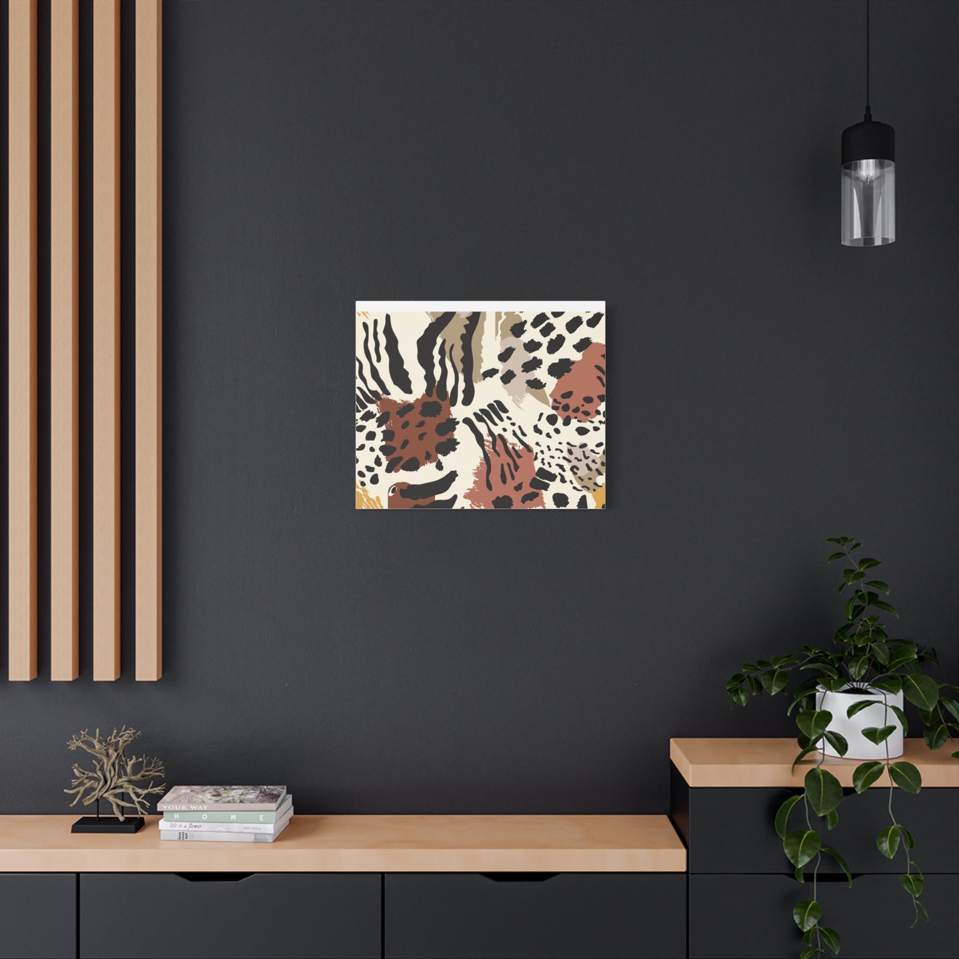 Abstract Animal Print Canvas Art - Modern Home Decor