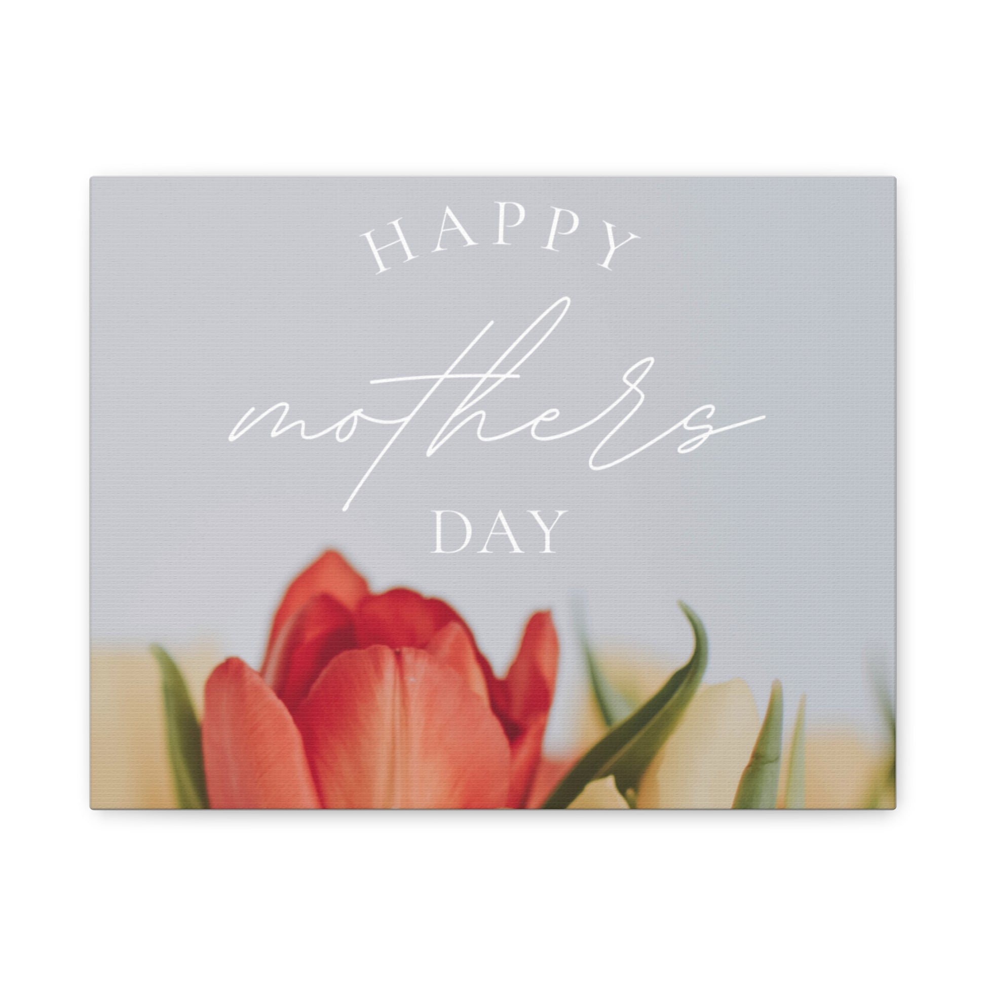 Mother's Day Matte Canvas Wall Art - Floral Design