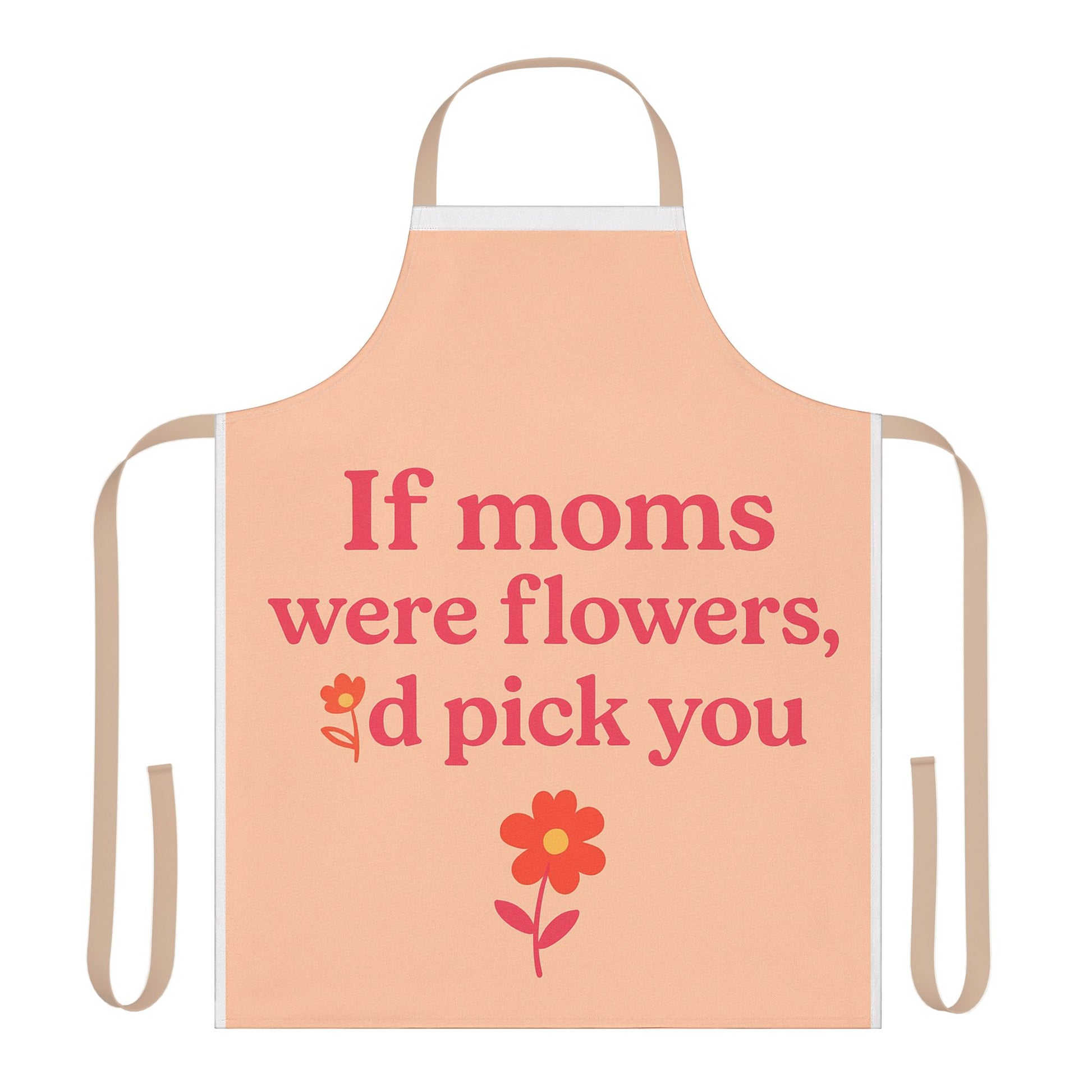 Floral Quote Apron – Perfect Gift for Moms