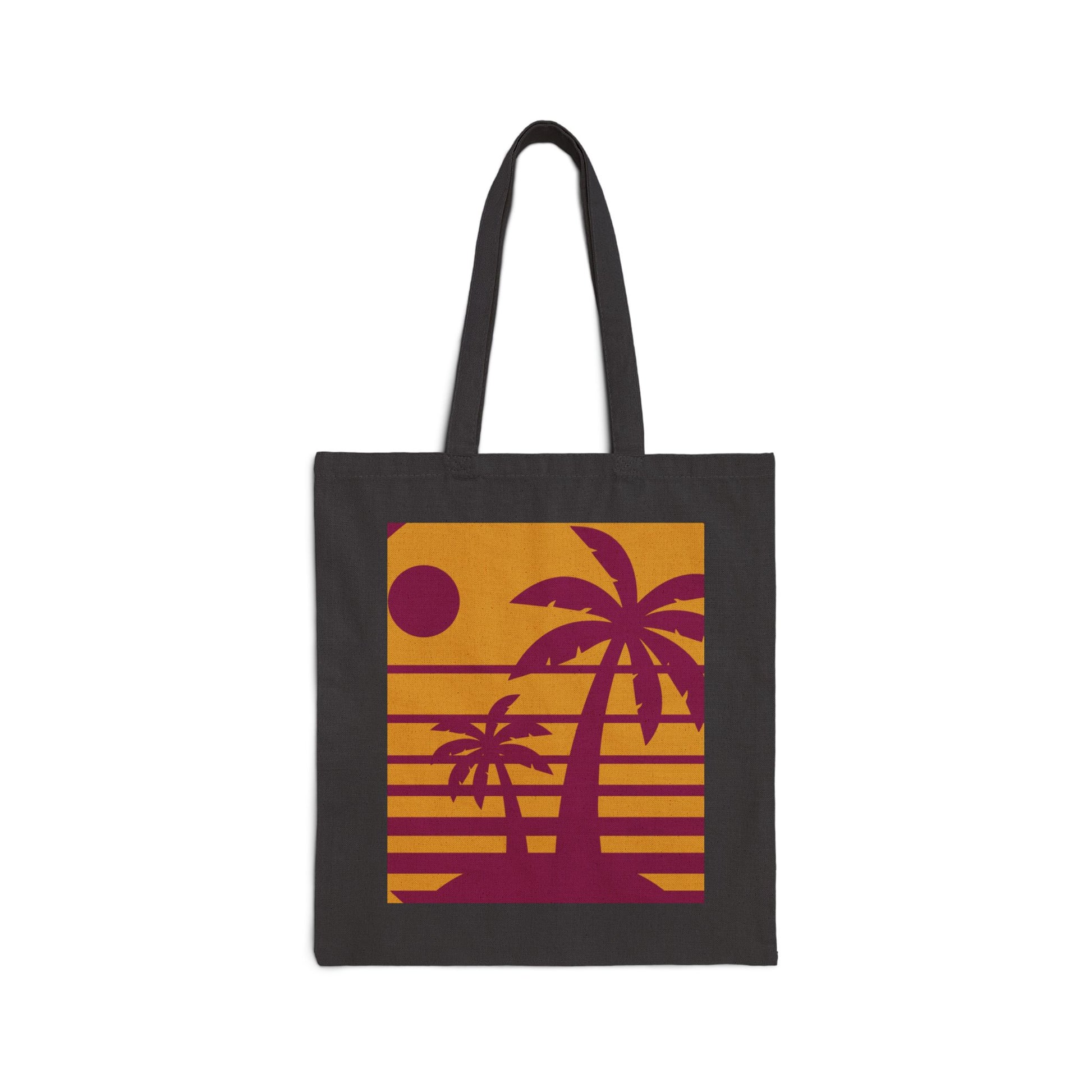 Vibrant Cotton Canvas Tote Bag - Happy and Dazzling Design for Beach Days and Everyday Adventures