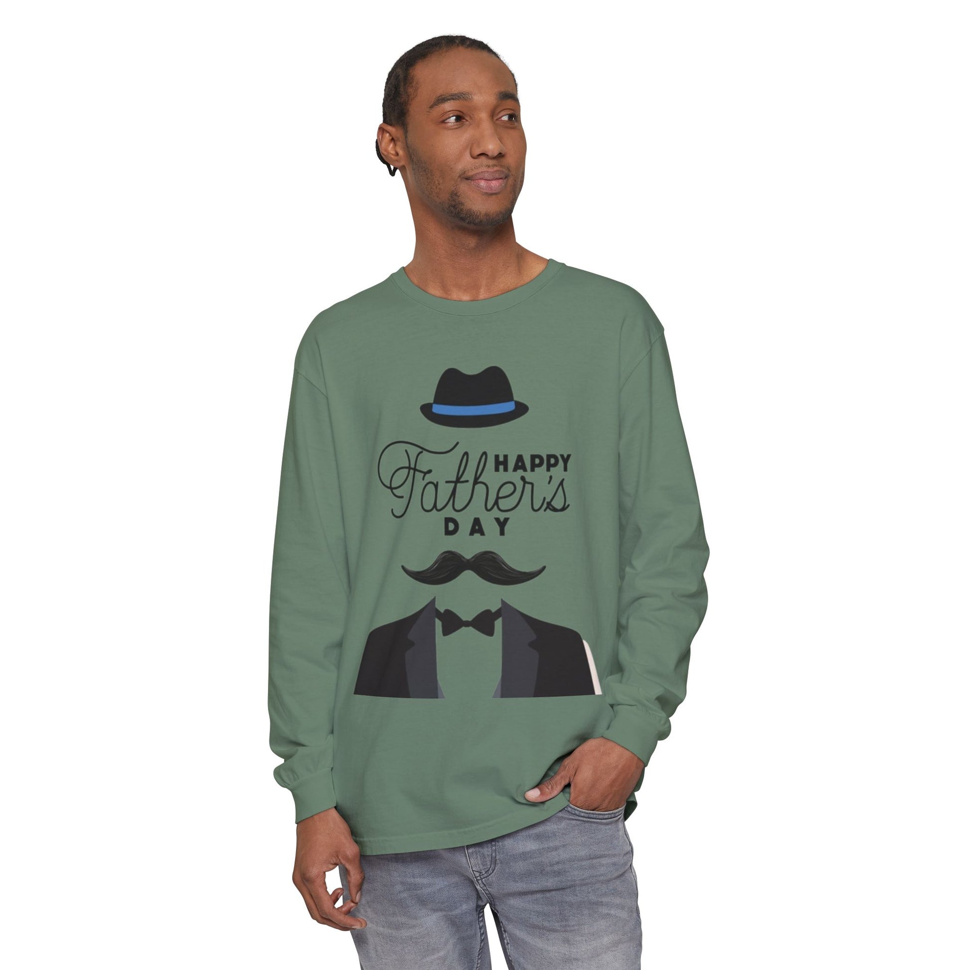 Unisex Garment-dyed Long Sleeve T-Shirt