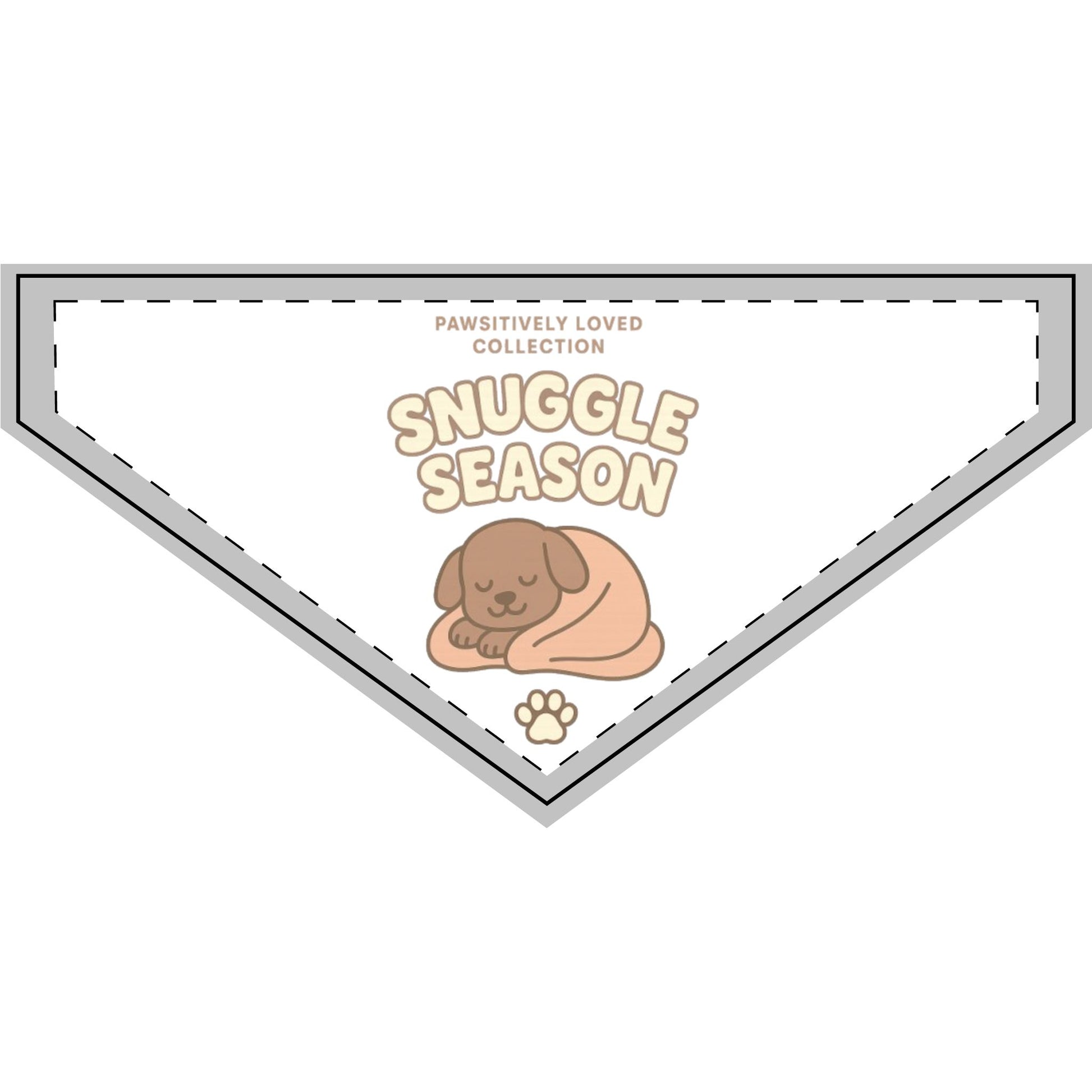 Snuggle Season Clip-on Pet Bandana for Cozy Outings