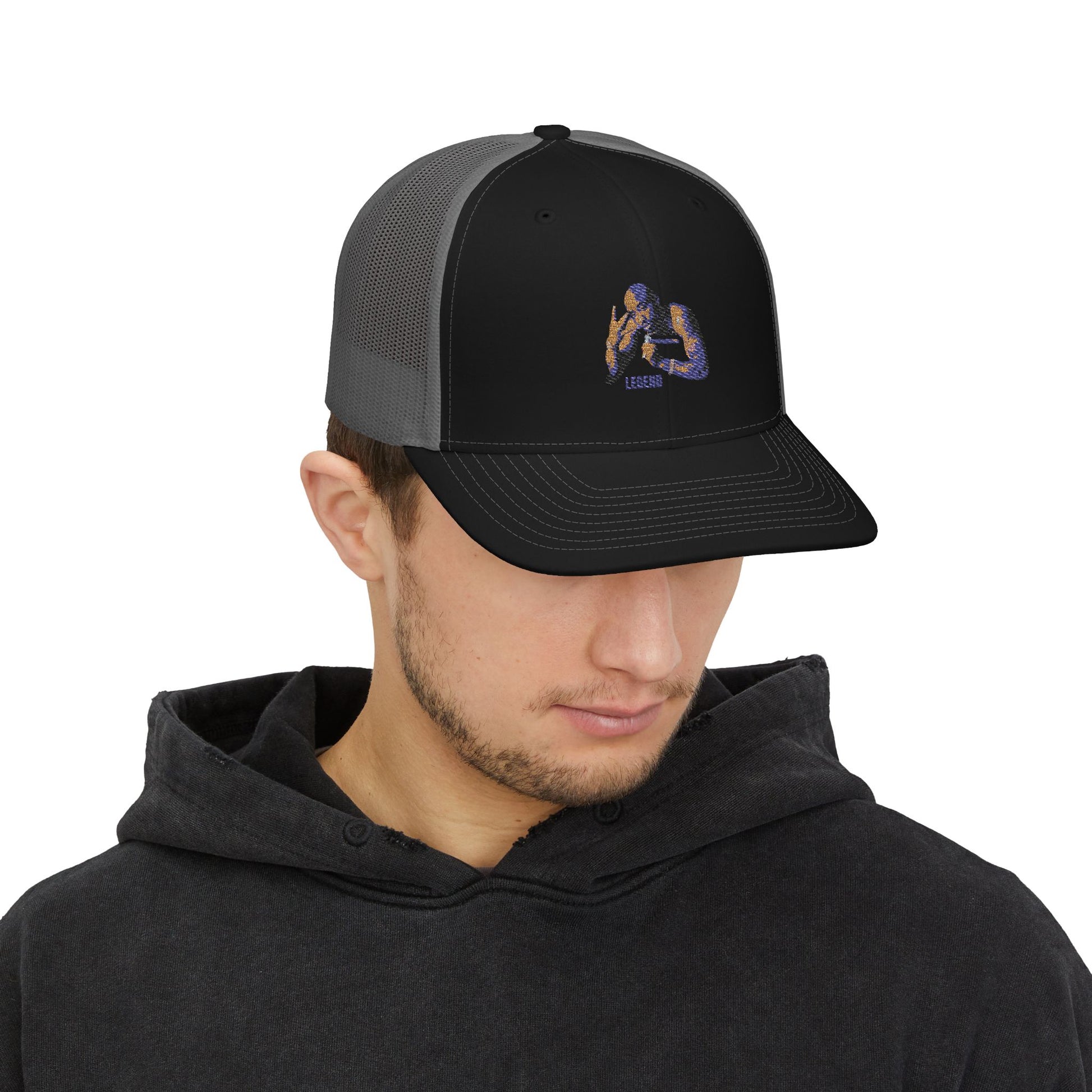 Stylish Embroidered Snapback Trucker Cap - Perfect for Sports Fans & Casual Wear