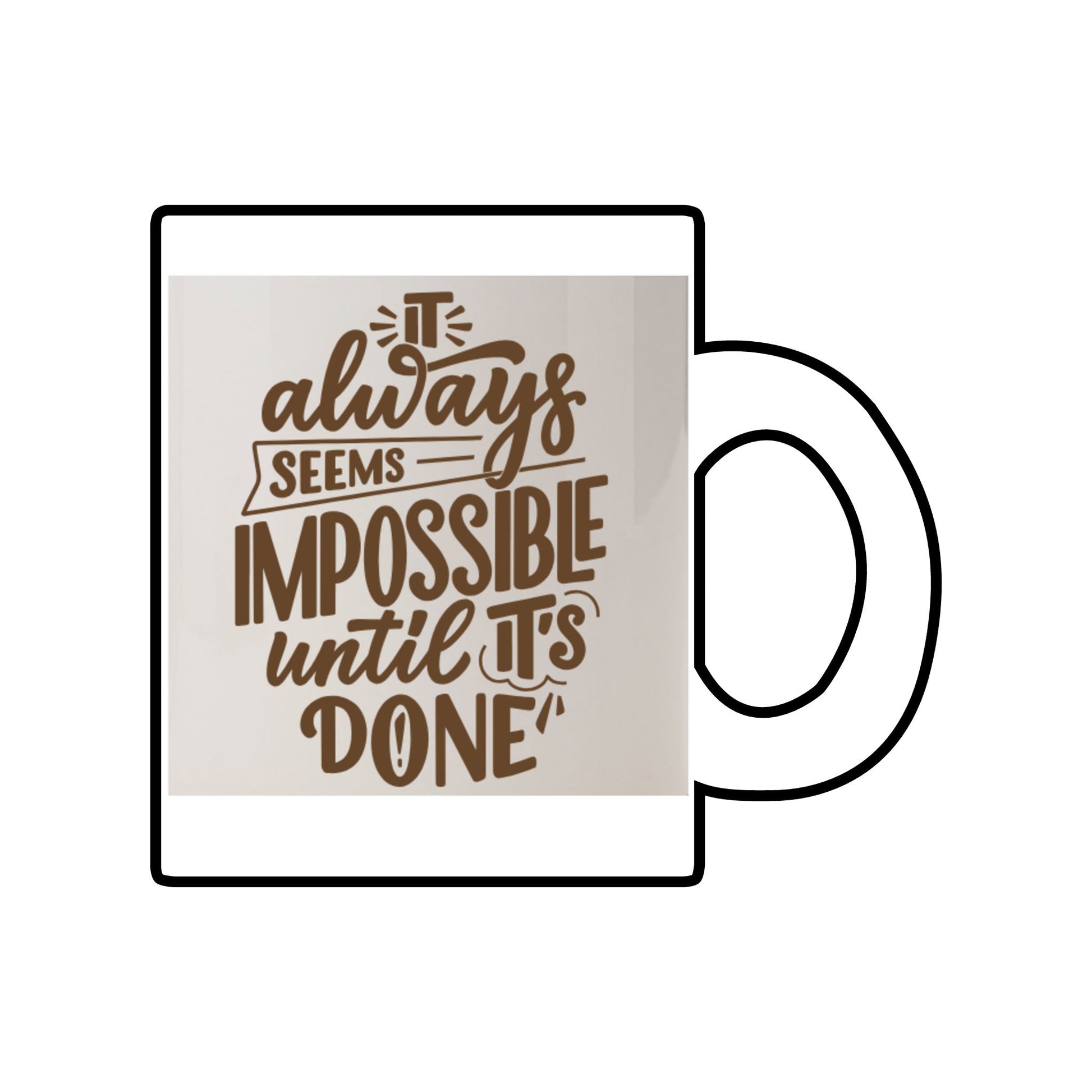 Inspirational Glass Mug - 10oz 'Hug in a Mug' & Motivational Design for Cozy Moments