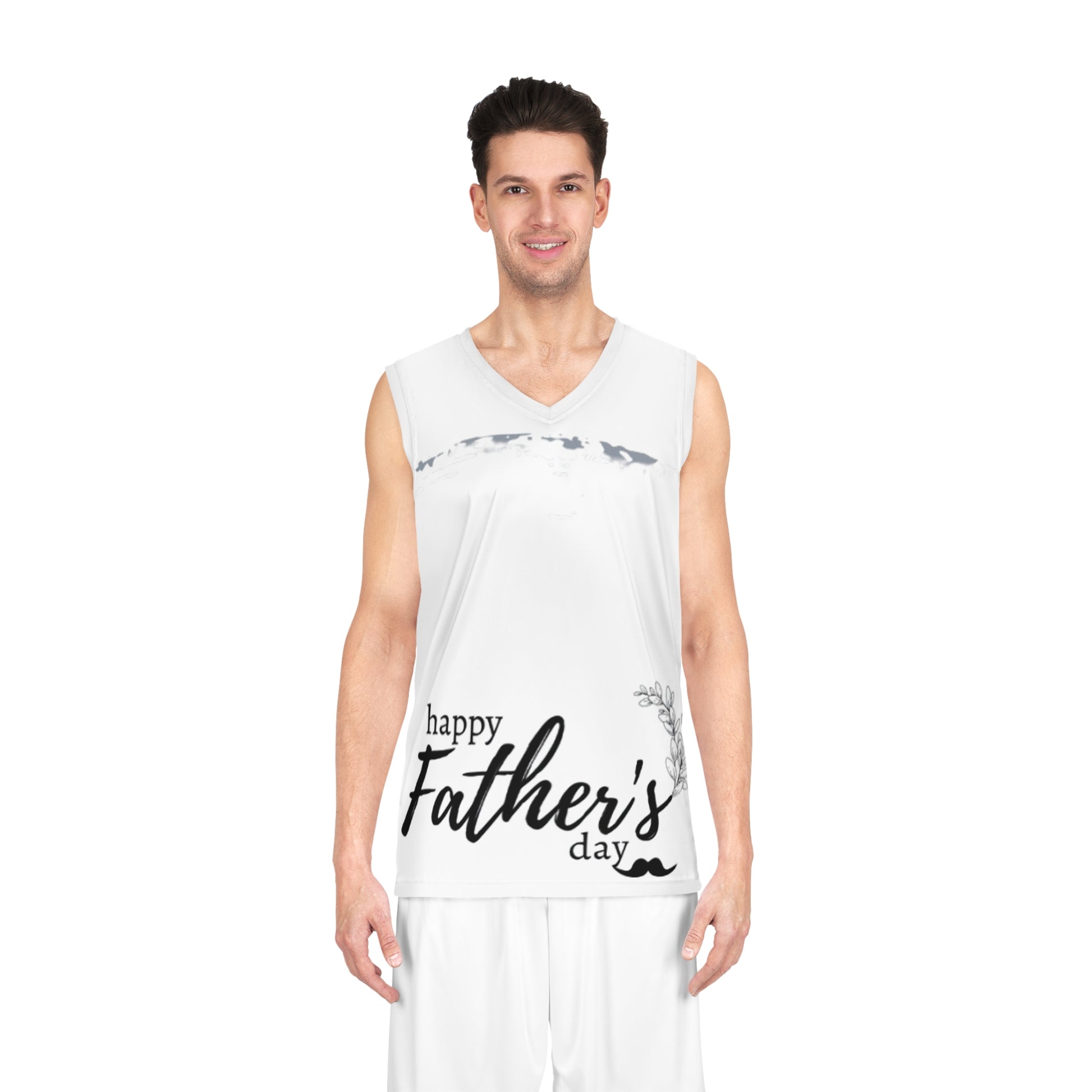 Father's Day Basketball Jersey - Happy Father's Day Gift for Dad