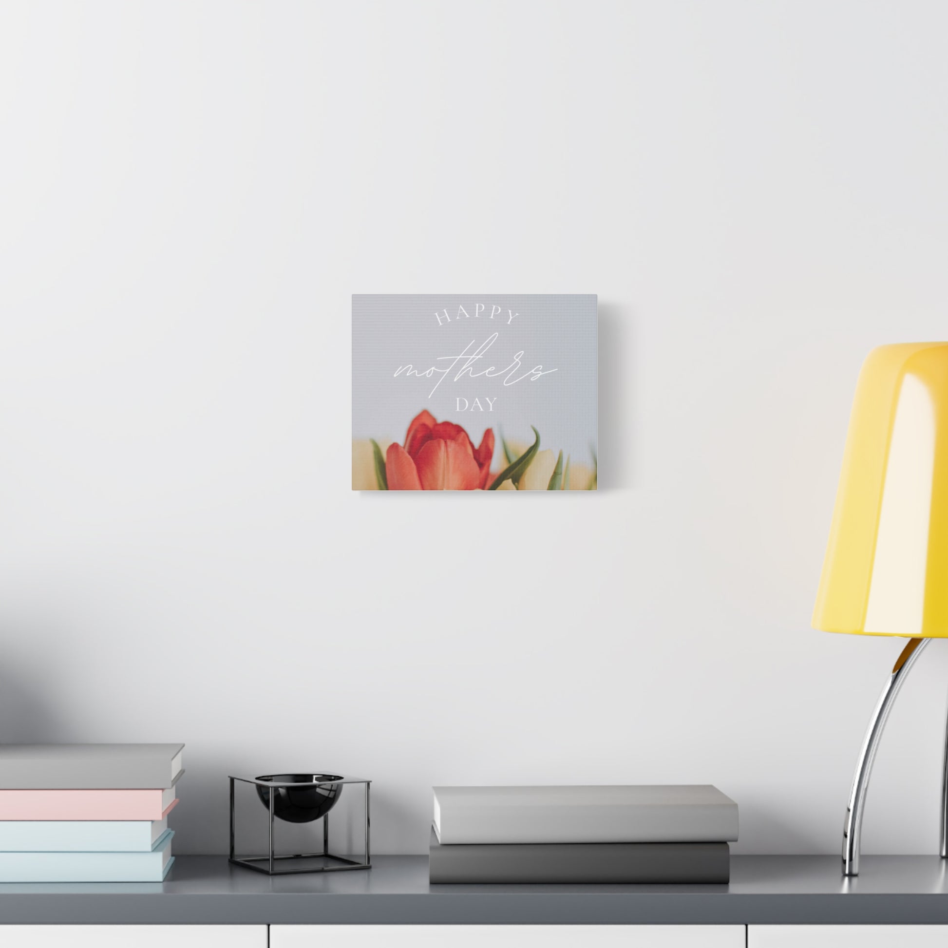 Mother's Day Matte Canvas Wall Art - Floral Design