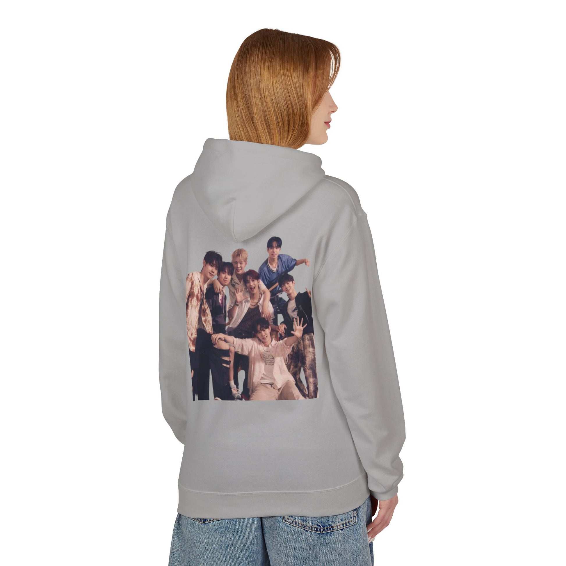Unisex Midweight Softstyle Fleece Hoodie - Stylish Group Photo Design