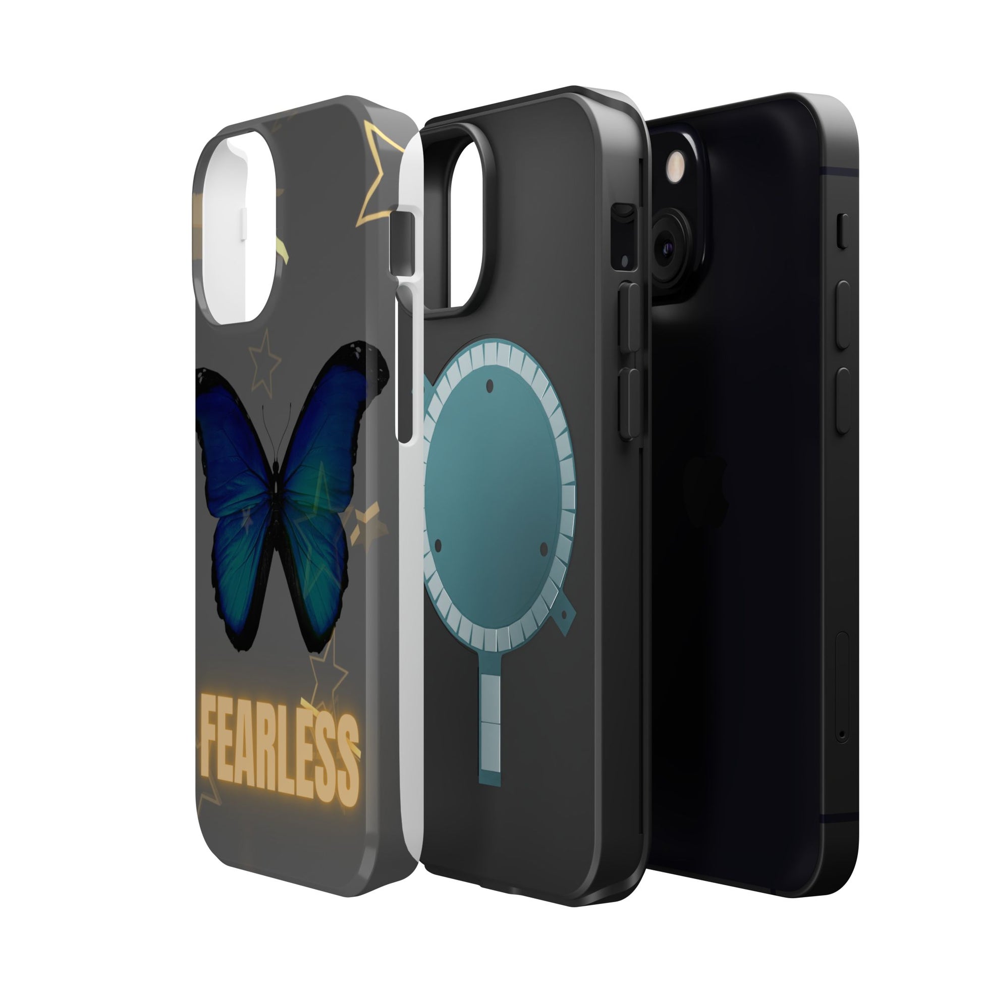 Fearless Butterfly Magnetic Phone Case - Bold and Inspirational Design