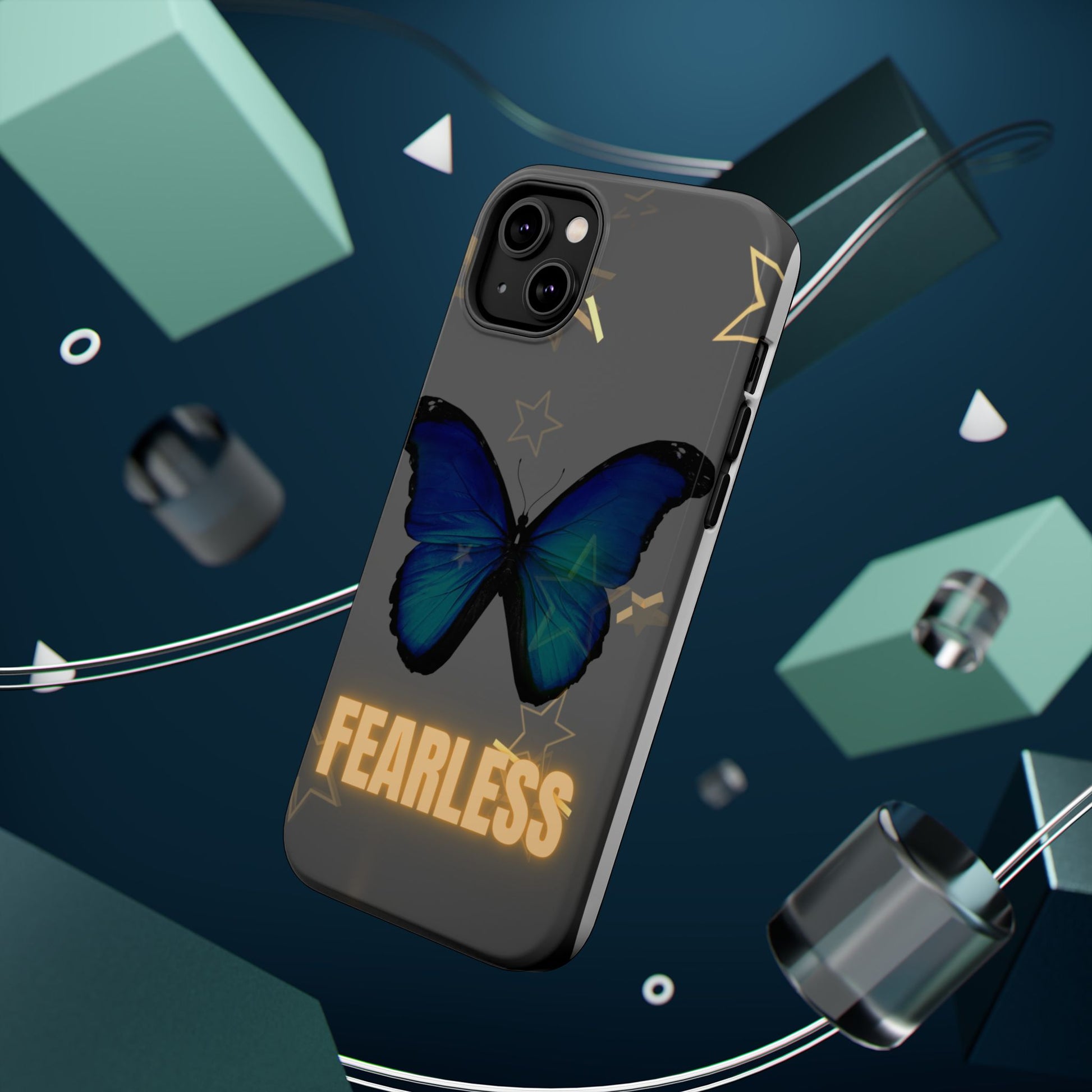 Fearless Butterfly Magnetic Phone Case - Bold and Inspirational Design
