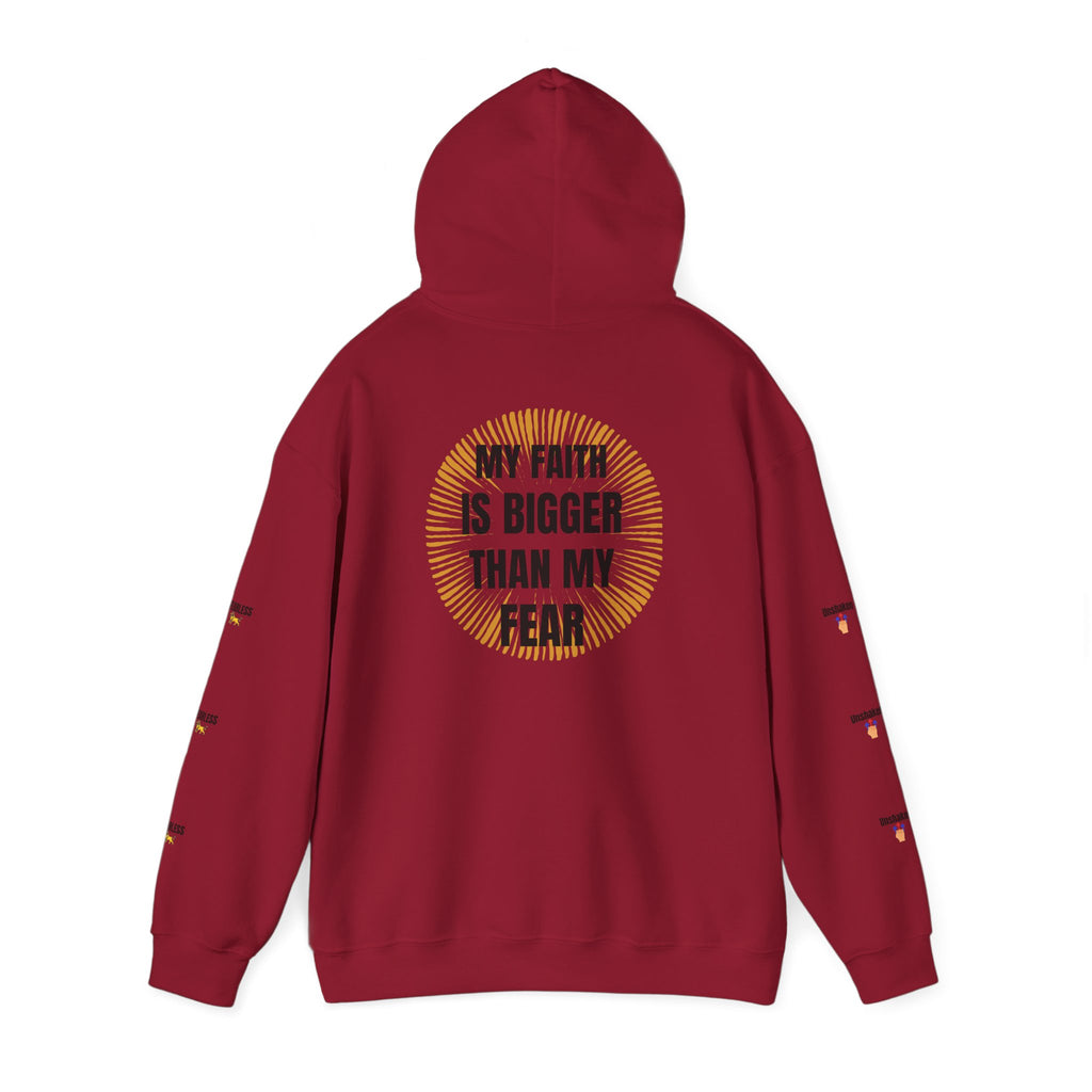 Faith Over Fear Hoodie - Unisex Heavy Blend Sweatshirt for Comfort and Inspiration