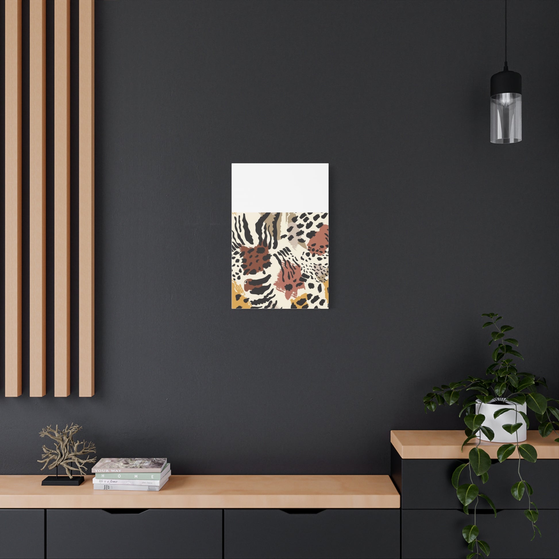 Abstract Animal Print Canvas Art - Modern Home Decor
