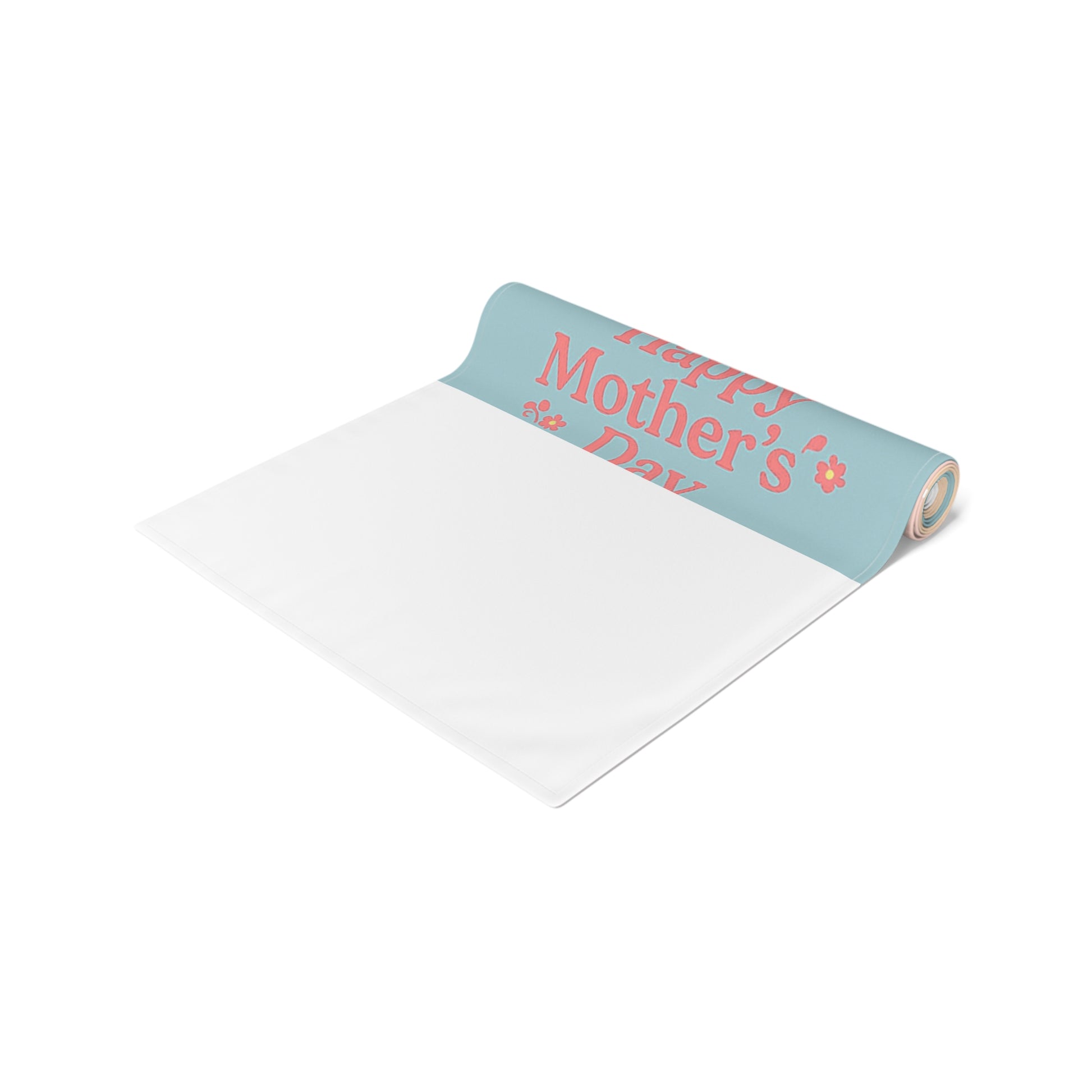 Mother's Day Table Runner - Floral Super Mom Design