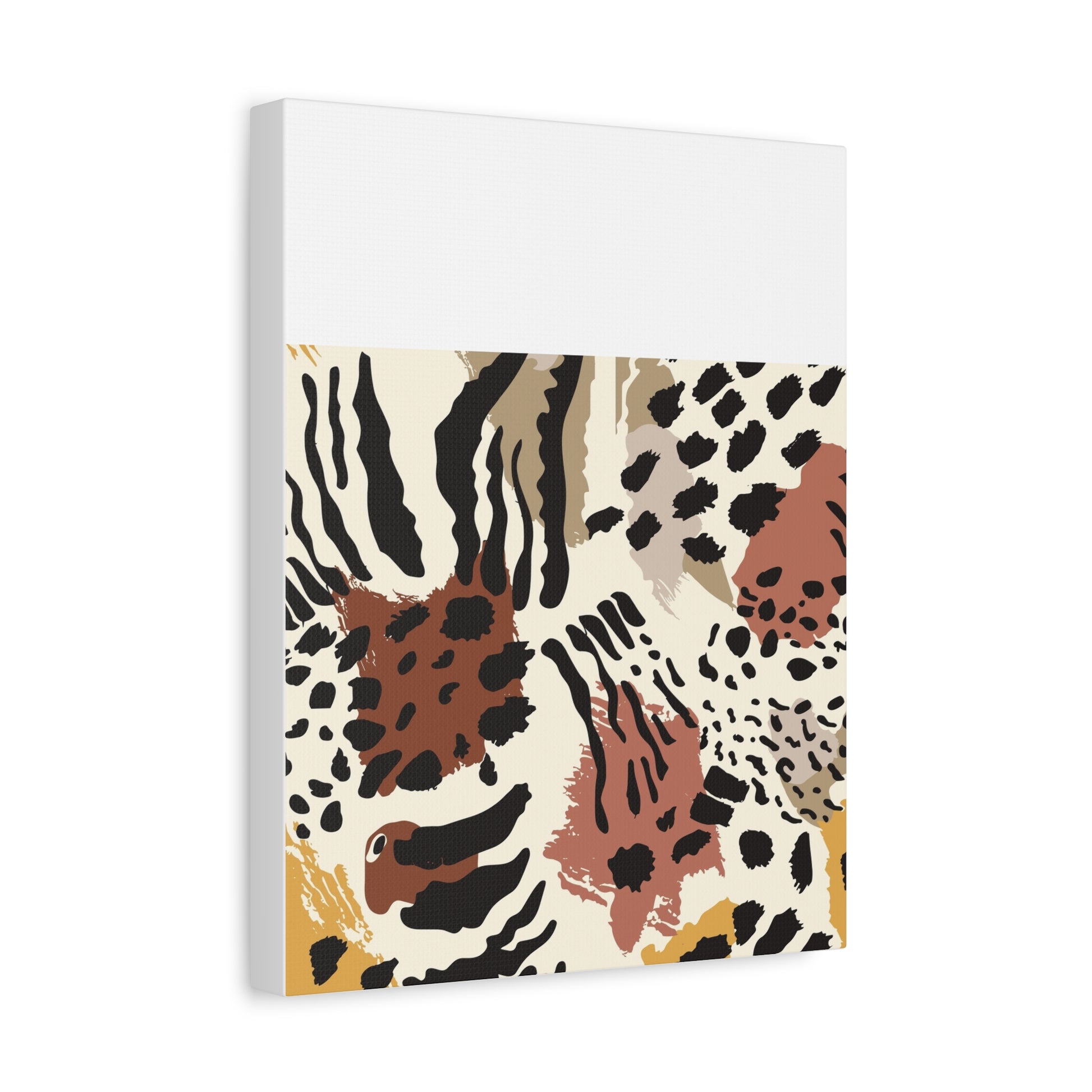 Abstract Animal Print Canvas Art - Modern Home Decor
