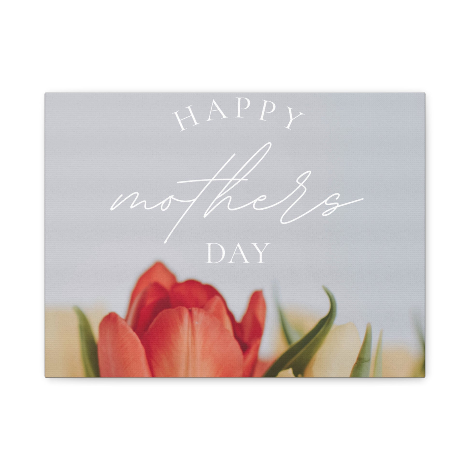 Mother's Day Matte Canvas Wall Art - Floral Design
