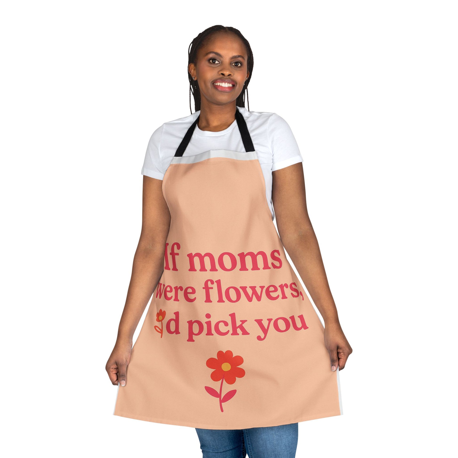 Floral Quote Apron – Perfect Gift for Moms