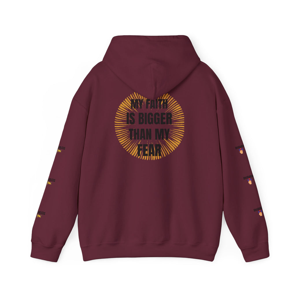 Faith Over Fear Hoodie - Unisex Heavy Blend Sweatshirt for Comfort and Inspiration