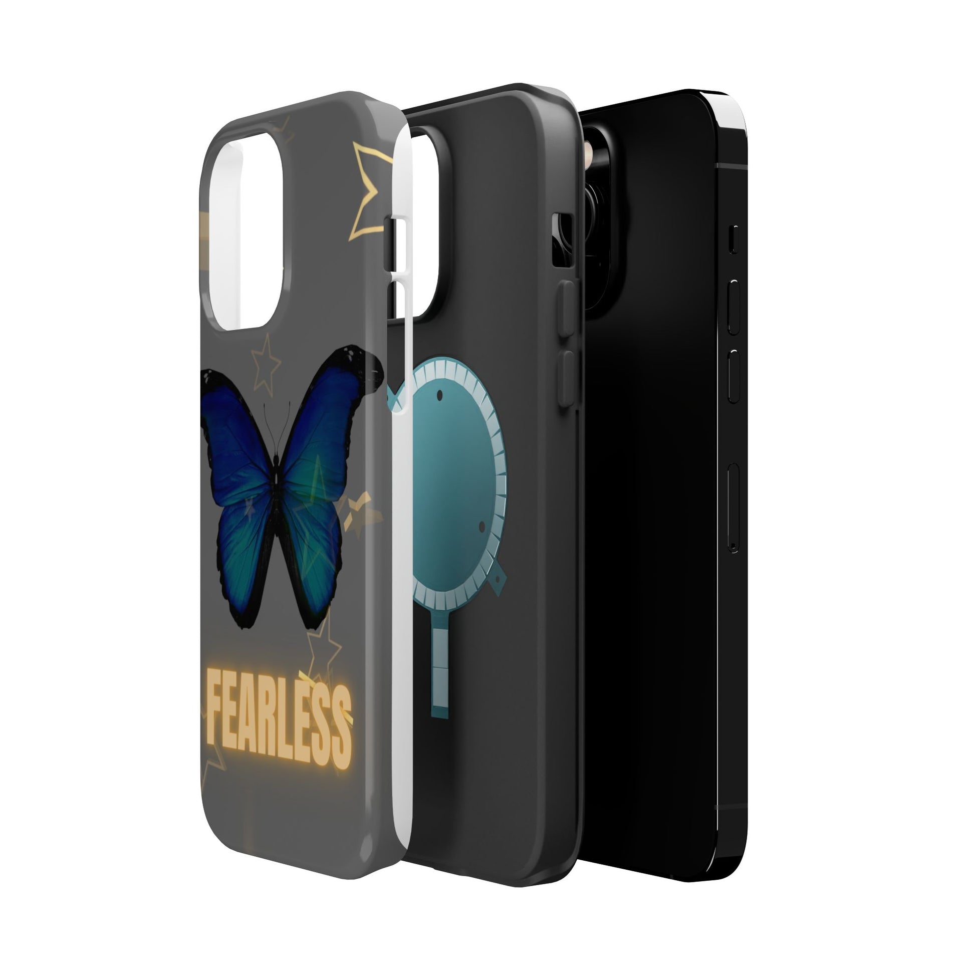 Fearless Butterfly Magnetic Phone Case - Bold and Inspirational Design