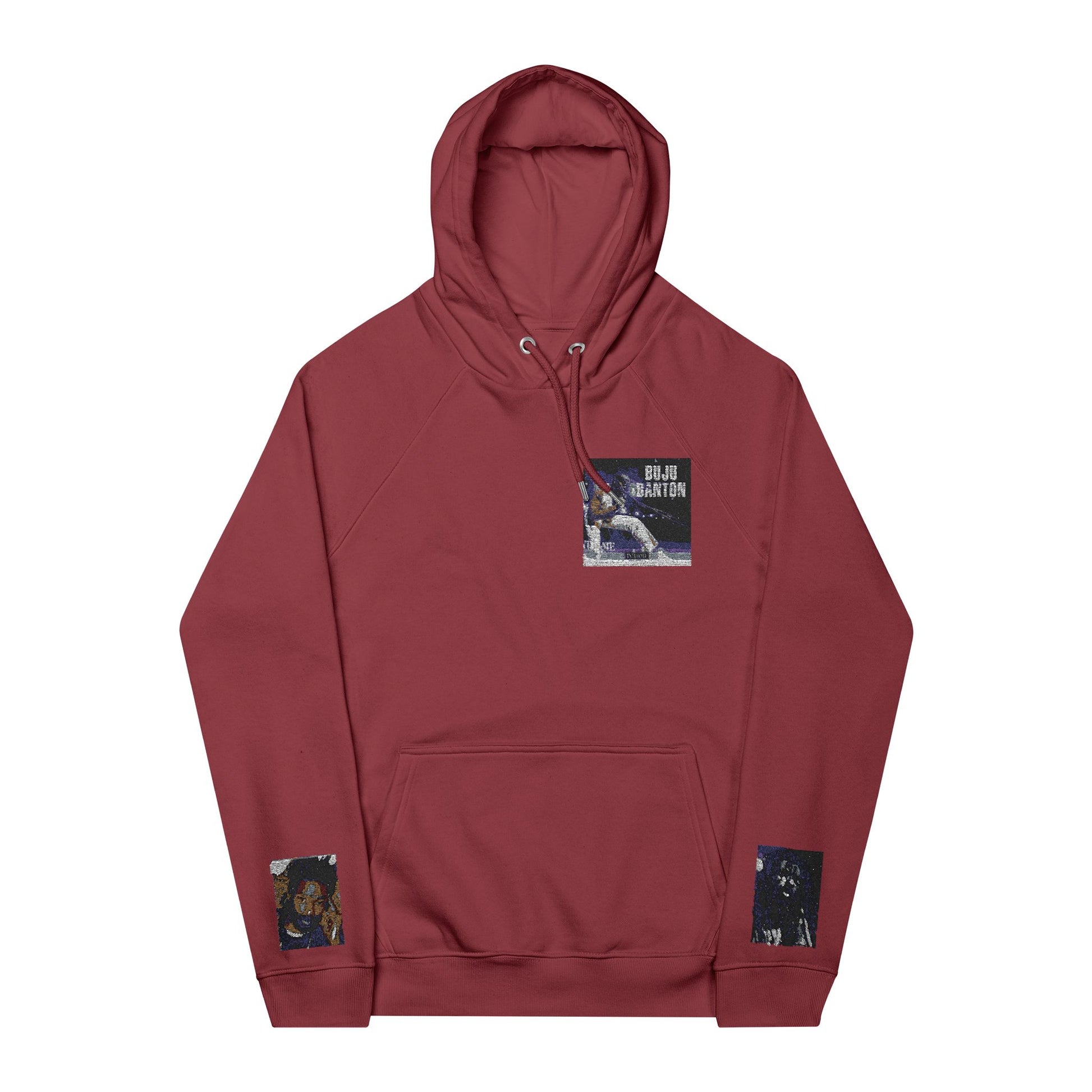 Unisex Eco Raglan Hoodie (Embroidery)