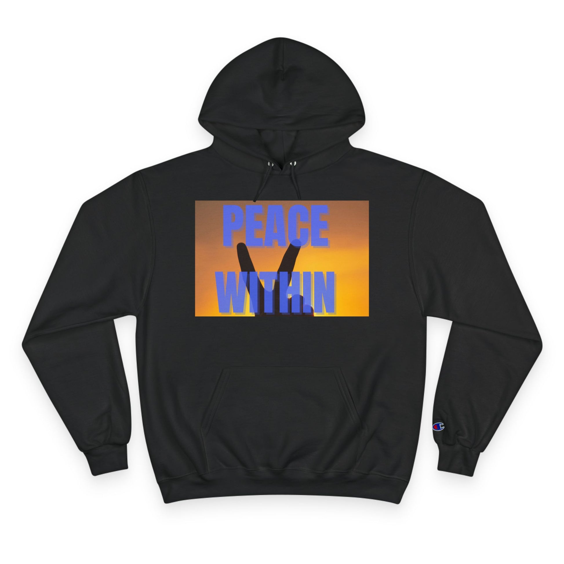 Champion Hoodie - Peace Within & Fly Like an Eagle | Inspirational Apparel