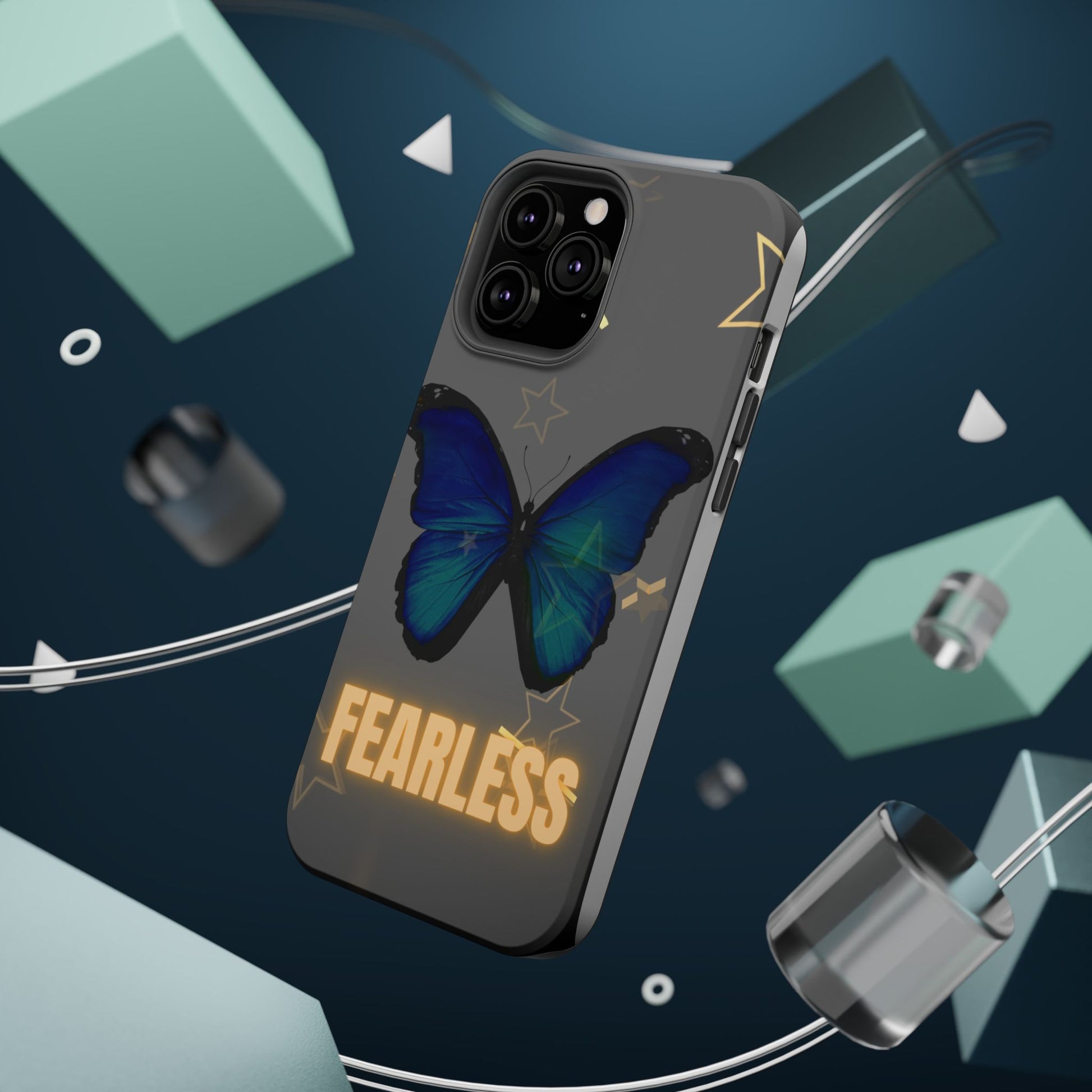 Fearless Butterfly Magnetic Phone Case - Bold and Inspirational Design