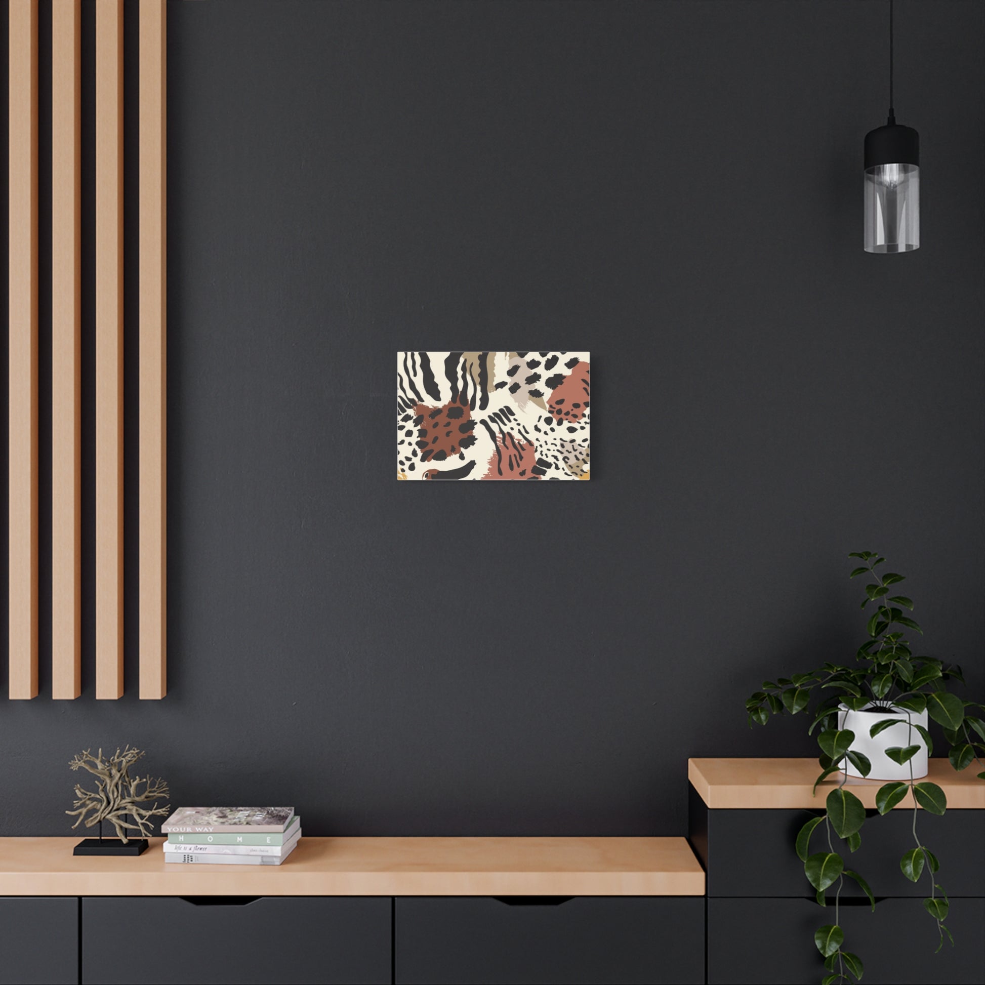 Abstract Animal Print Canvas Art - Modern Home Decor